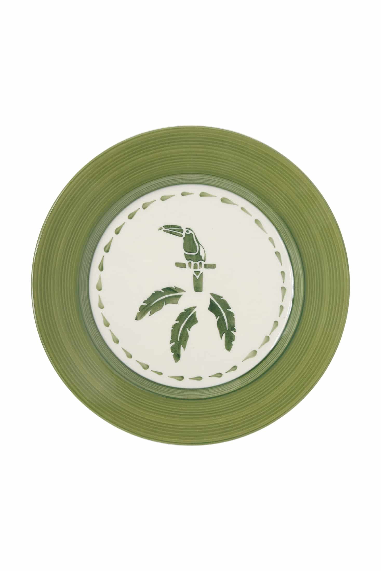 JDD Tucan Dinner Plate / Green - miniatura 1