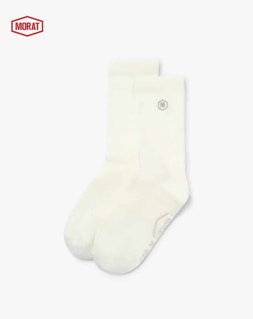 Medias largas blanco unisex GEF | MORAT - miniatura 1
