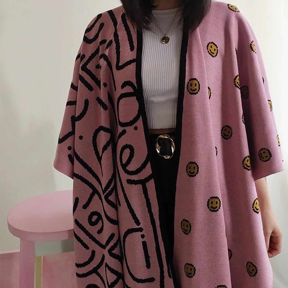 Poncho Alegria Rosa - miniatura 3