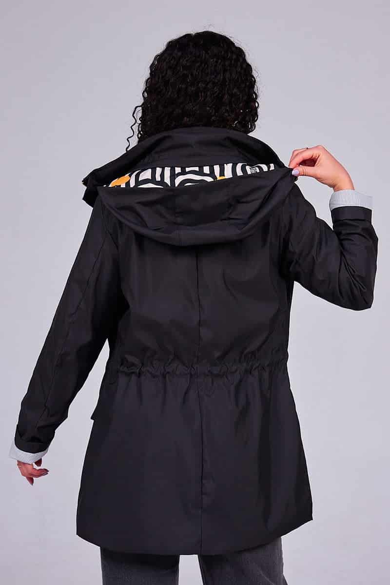 Parka Classic Negro Lluvia - miniatura 5