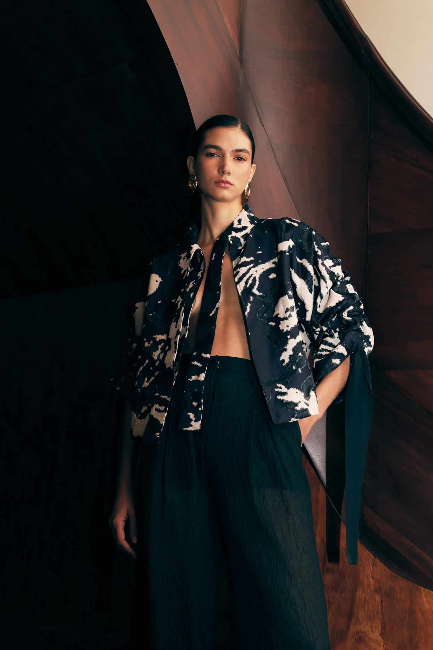 CHAQUETA AKRA JACQUARD - miniatura 1