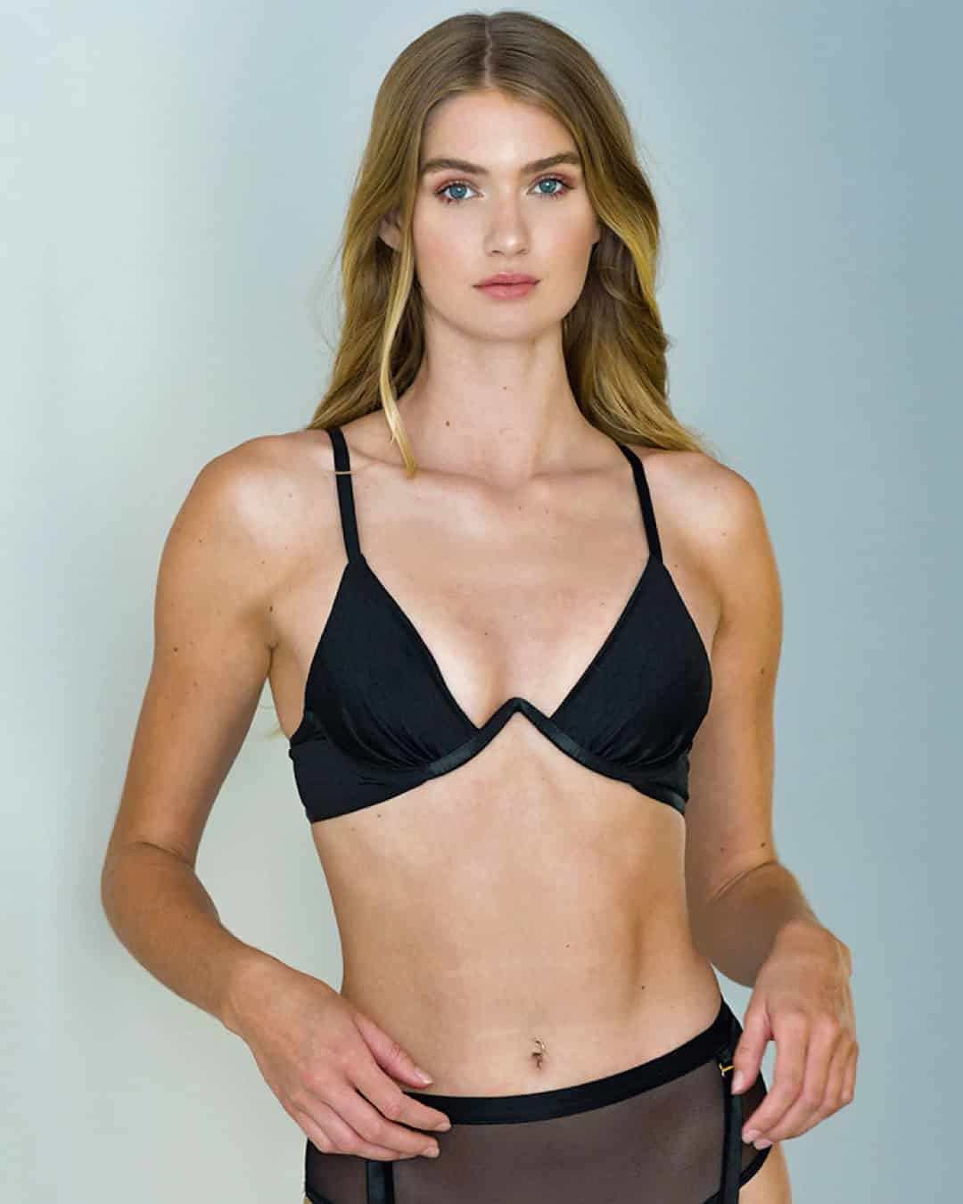 Brasier brillante - SO SEXY NEGRO Talla: XL - miniatura 1