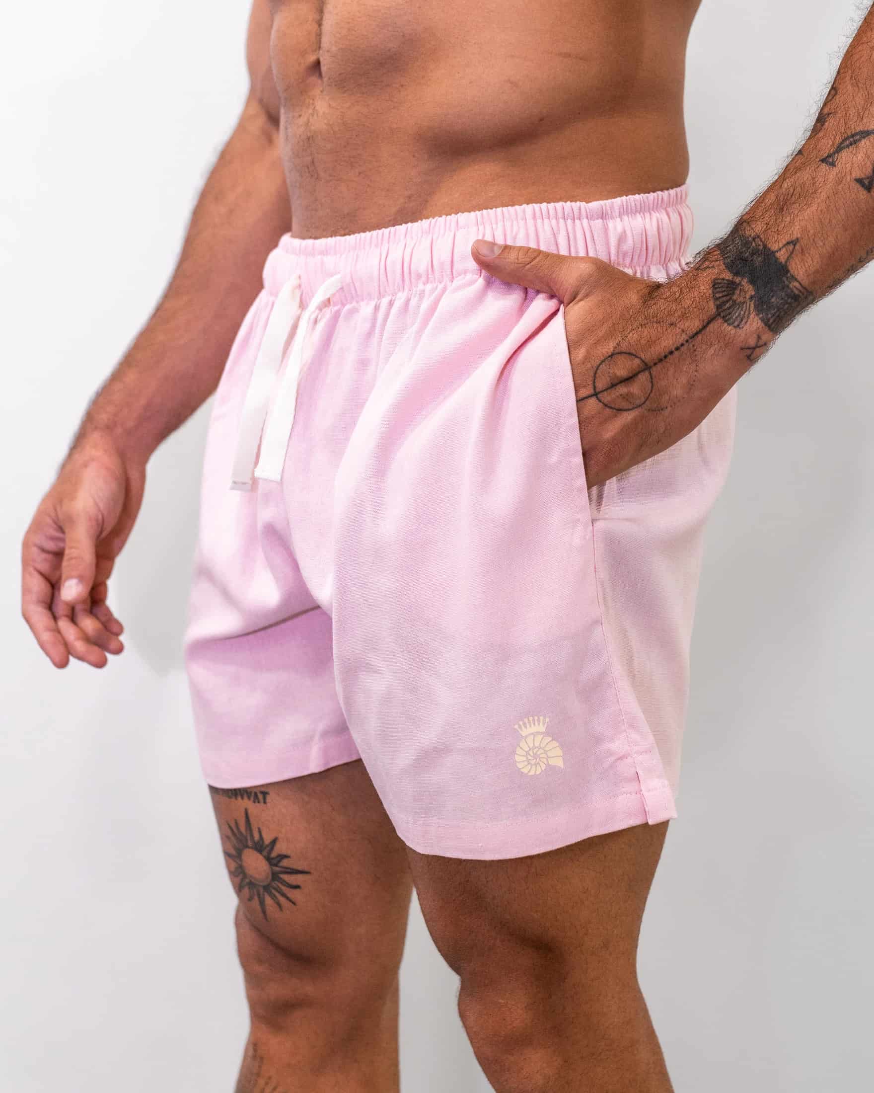 Short Lino Rosa - miniatura 4