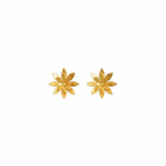 Arete Topo Pequeño Flor De Loto Resiliencia - miniatura 1