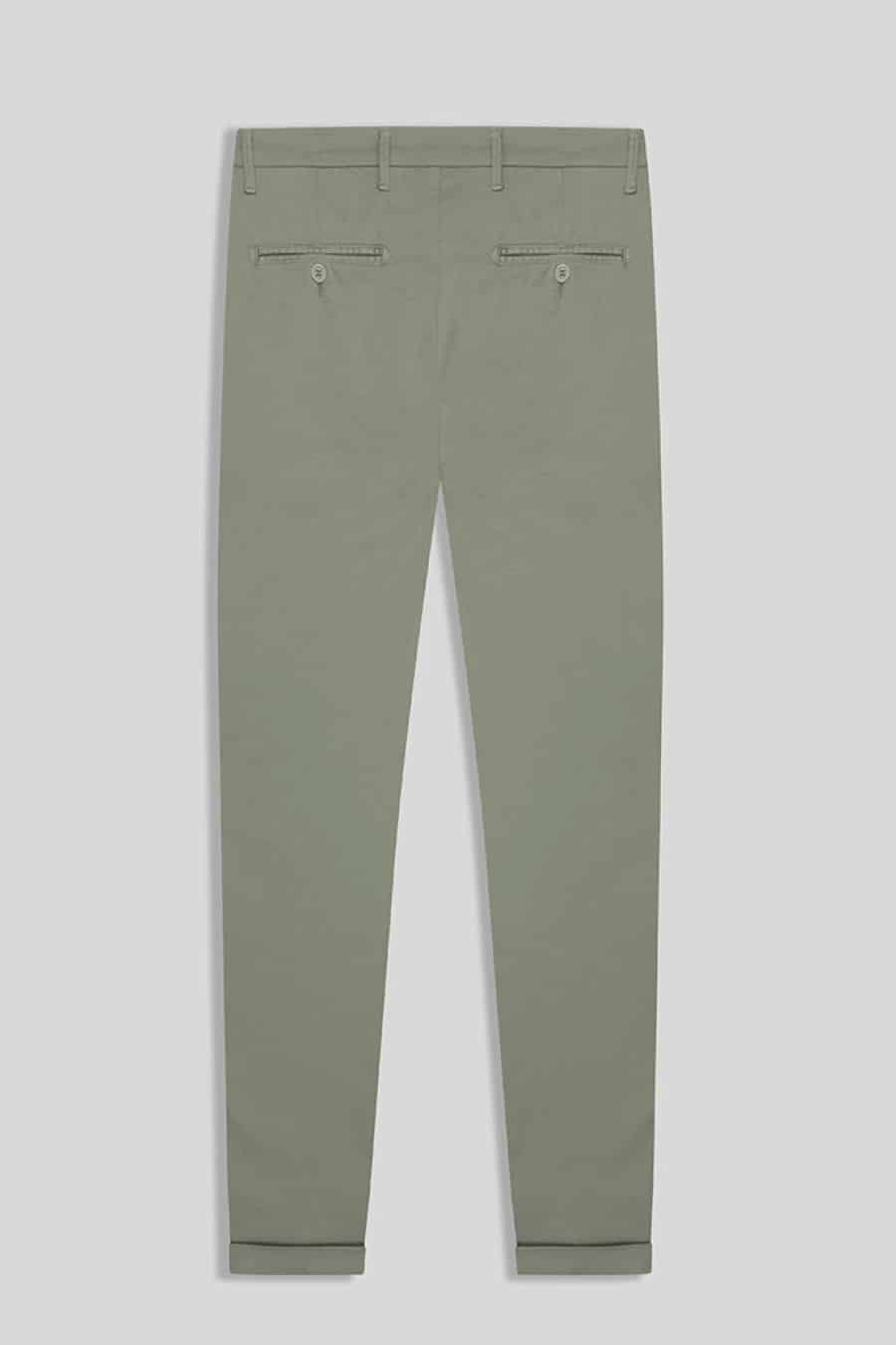 Men's cotton pants military green mauro - miniatura 2