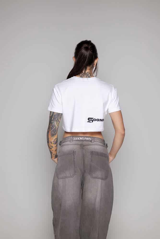 Crop-Top Basic Courage-Blanco - miniatura 3