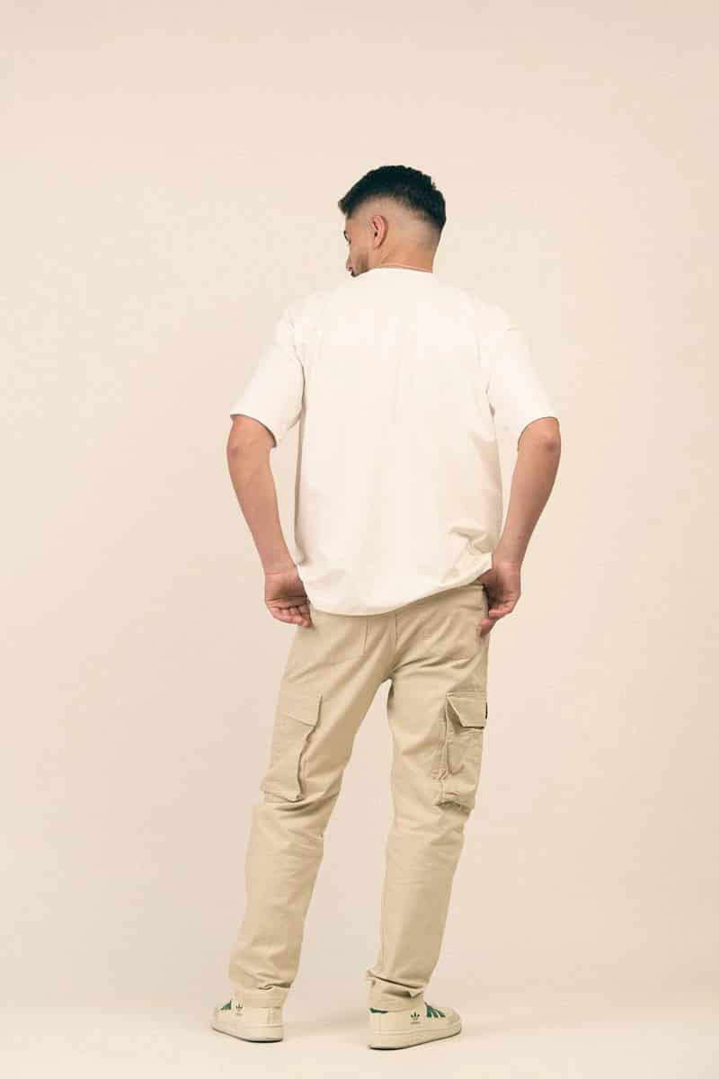 CARGO HK  BEIGE BOTA RECTA - miniatura 3