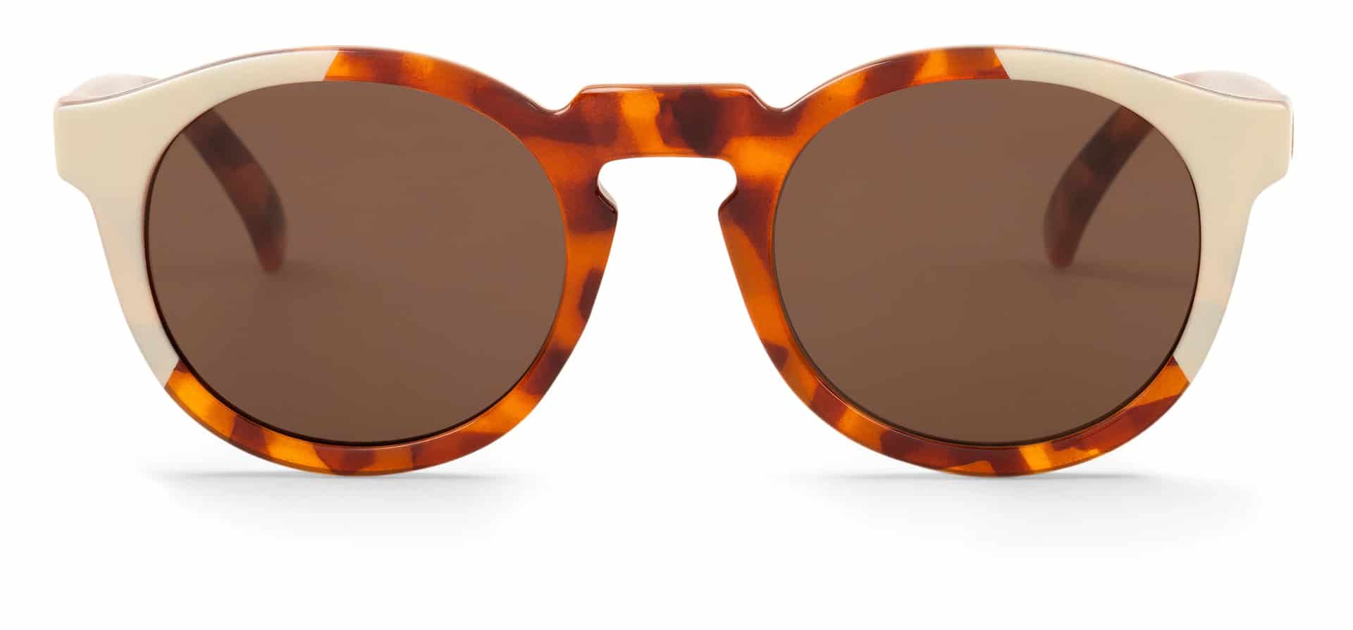 CREAM/LEO TORTOISE JORDAAN WITH CLASSICAL LENSES - miniatura 1