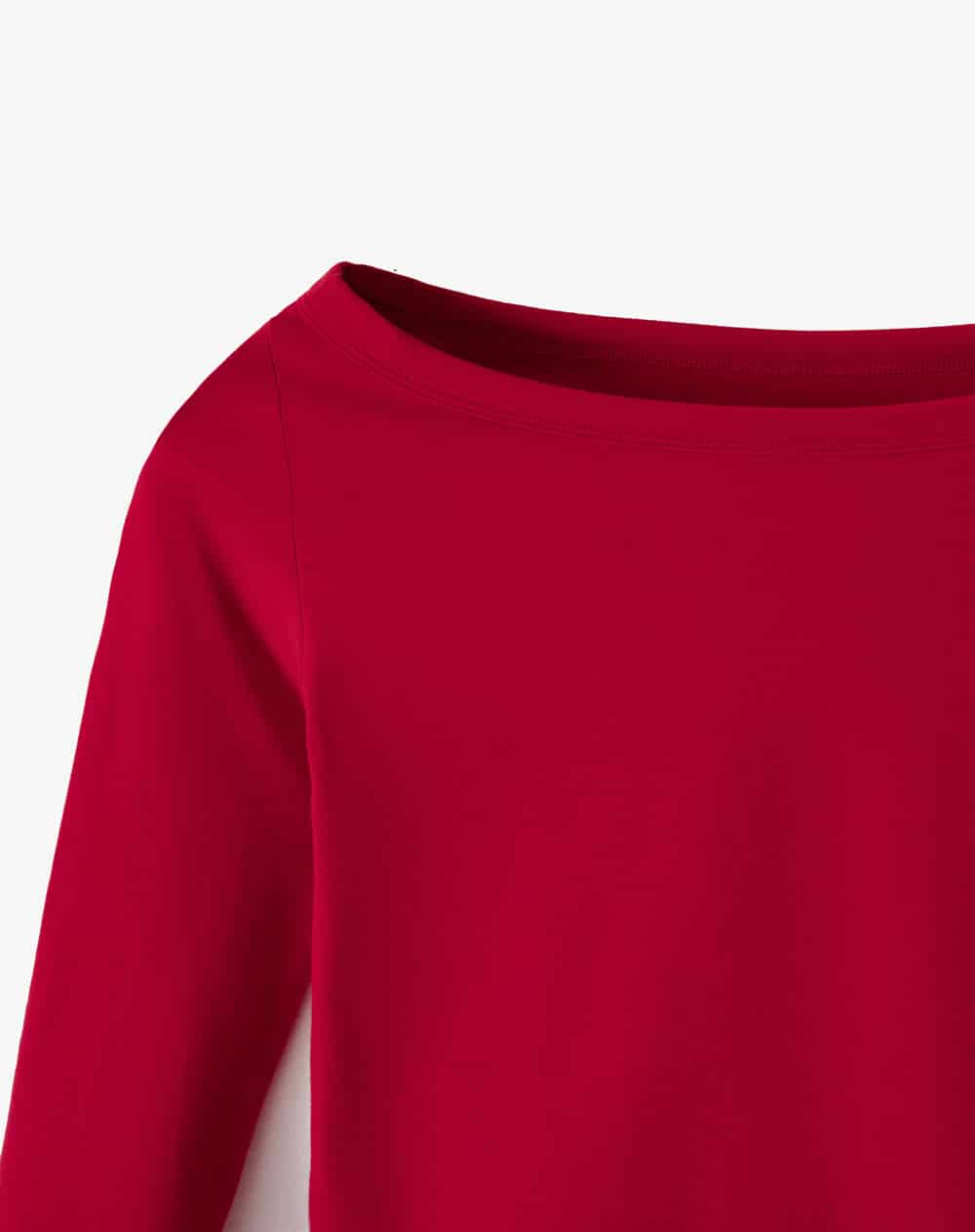 Camiseta manga 3/4 roja mujer - miniatura 2