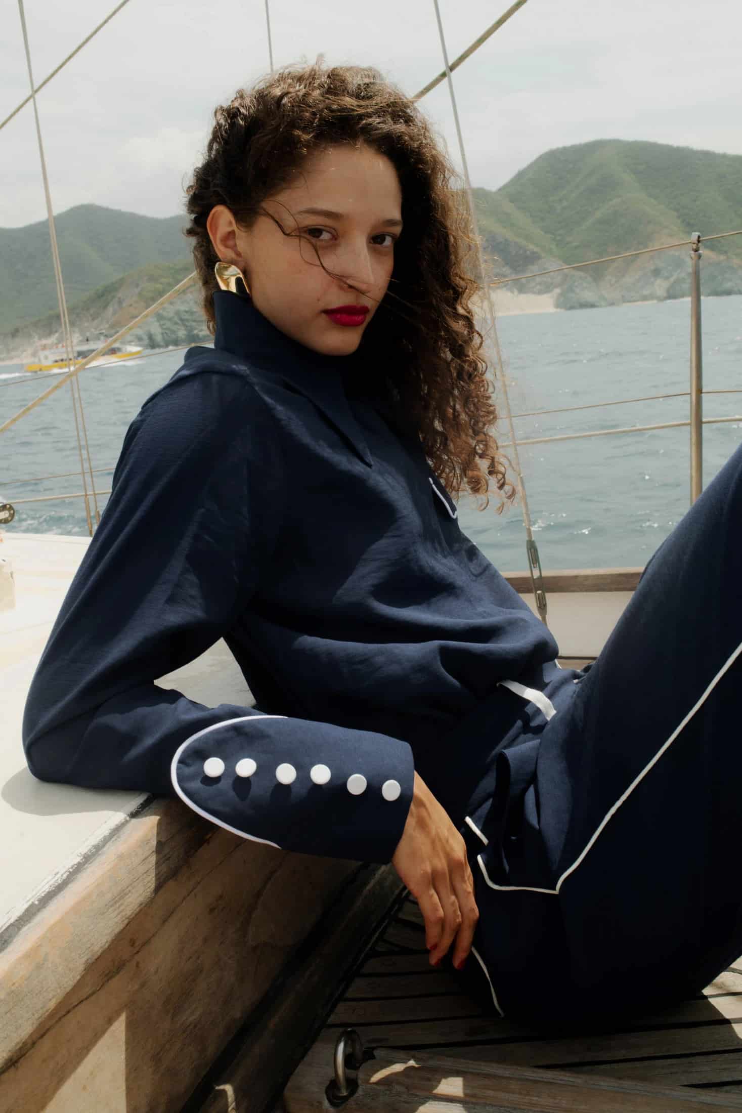 BRUNA NAVY SHIRT - miniatura 5