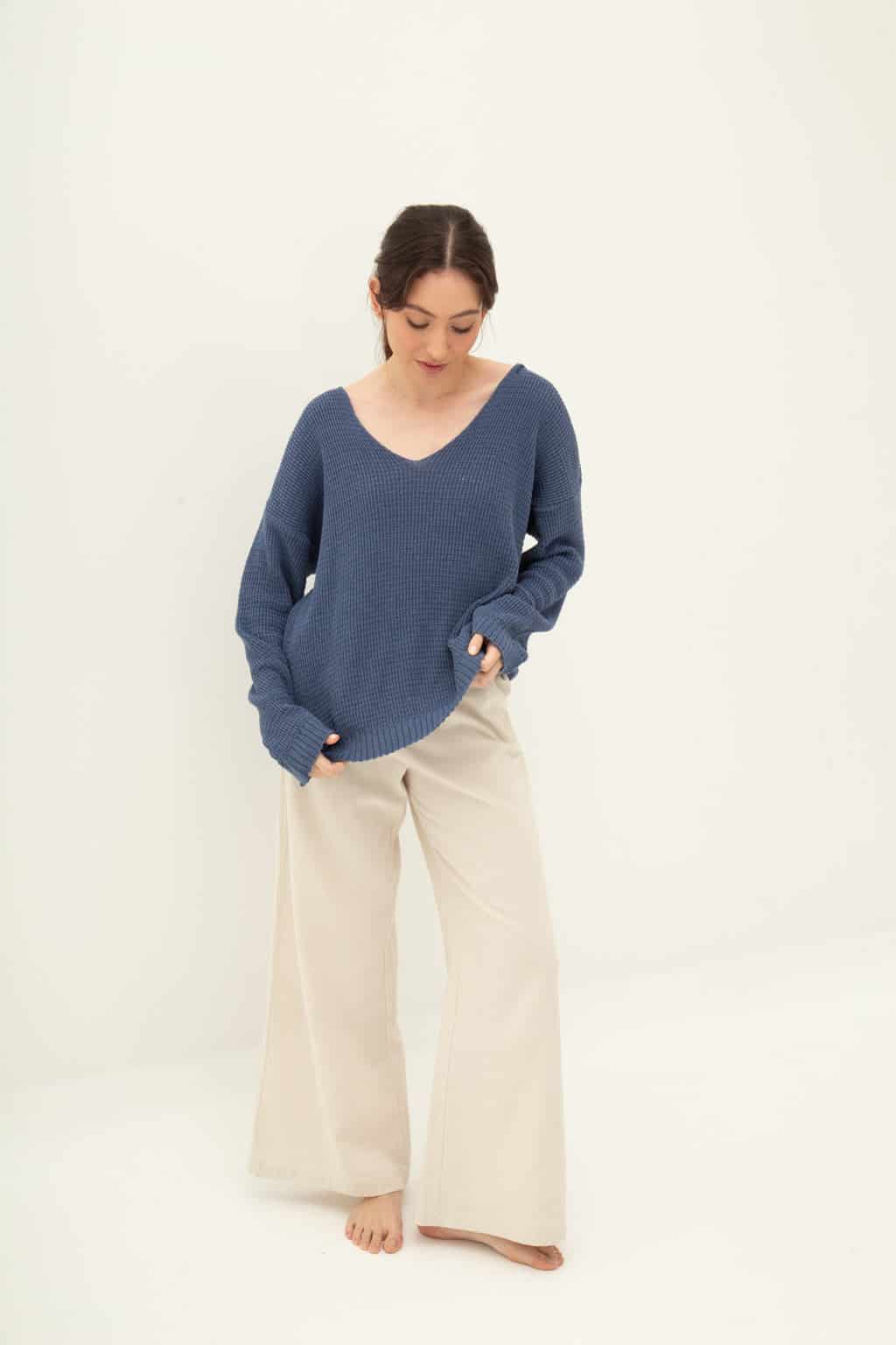 Saco Capota Oversized Petróleo - miniatura 4