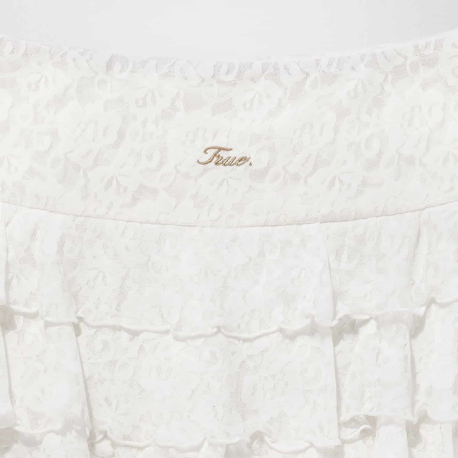 Floral Mini Skirt - Cream - miniatura 4