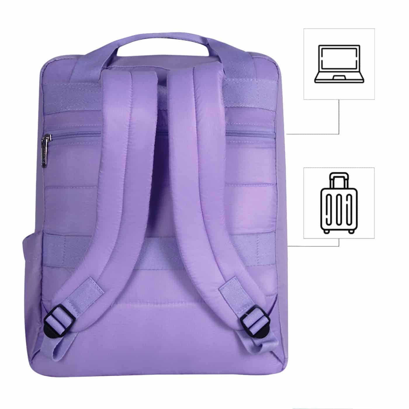 Morral Plegable Active Citybags Lila Ligero y Resistente - miniatura 4
