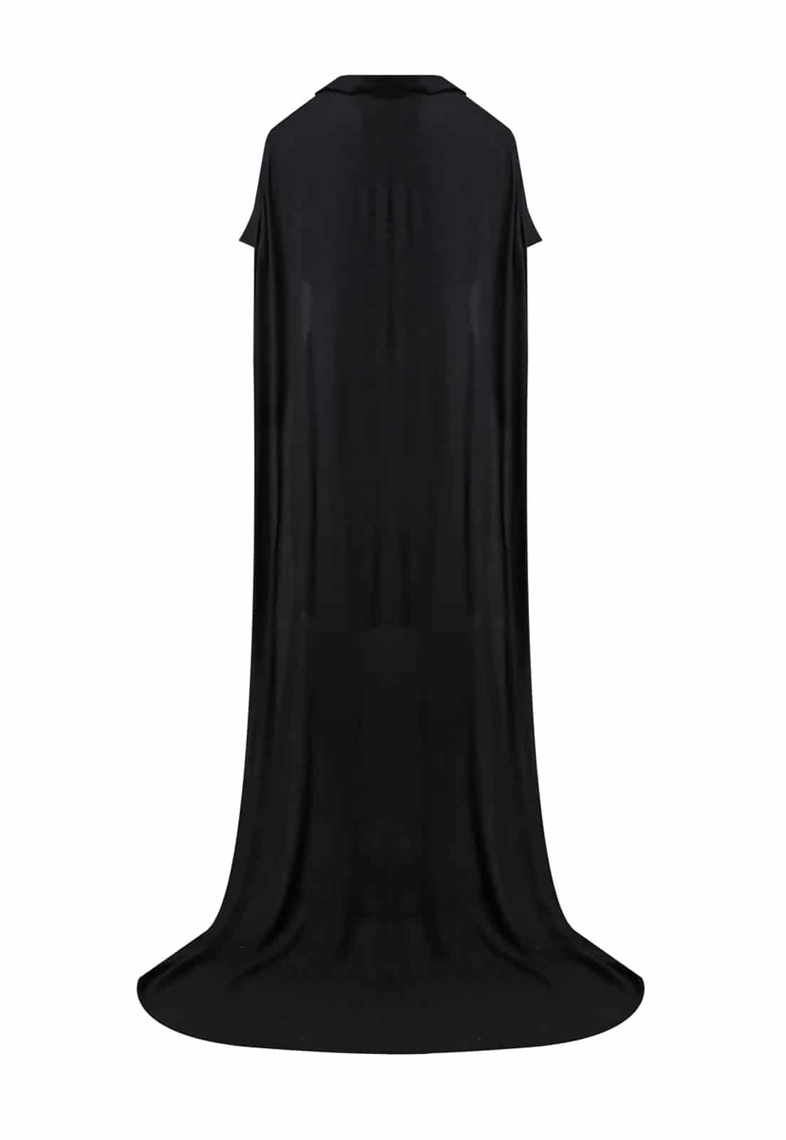 CROSSED LAYER CREPE DRESS - miniatura 3