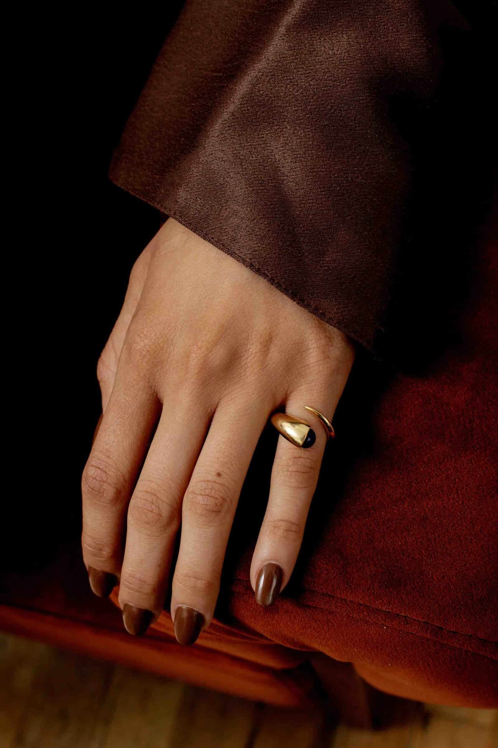 Mini Dum Pinky Ring Silver - miniatura 2