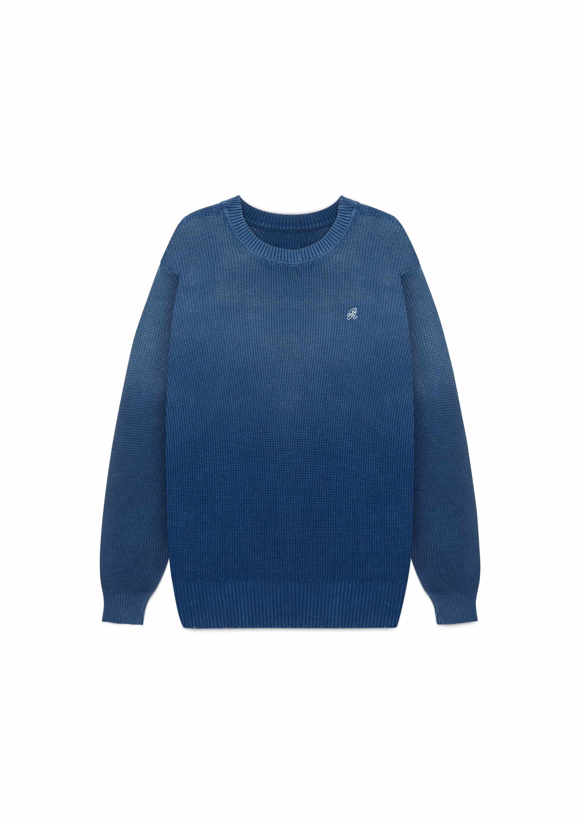 Dopamine blue knit crewneck - miniatura 1