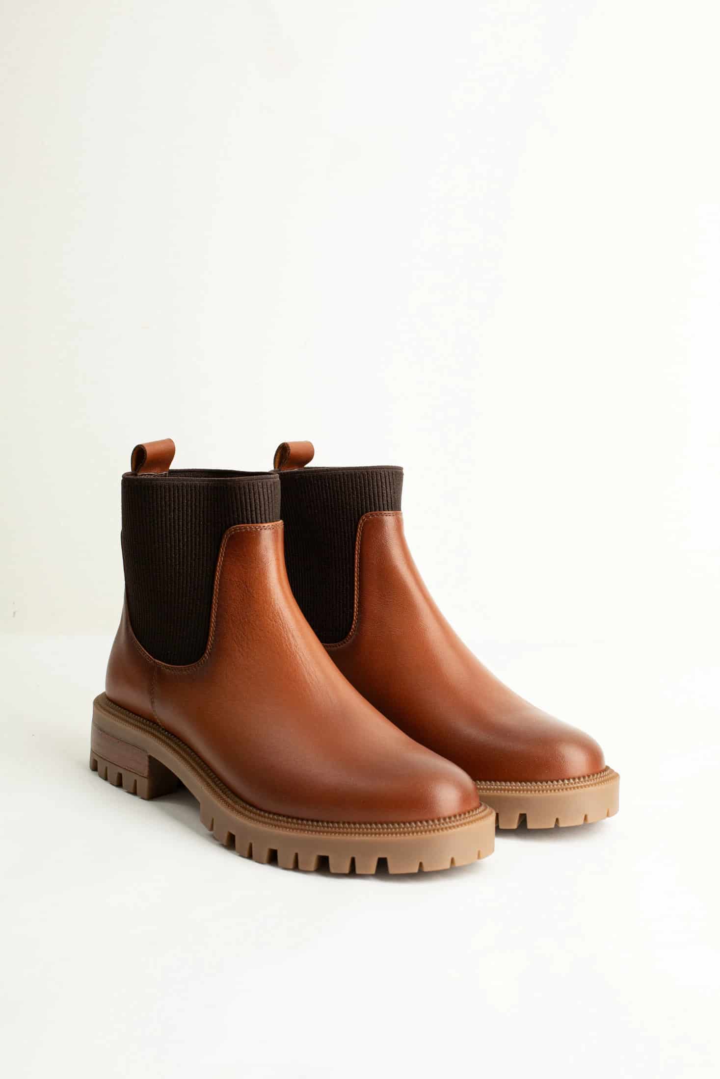 Botas Chelsea Mujer Marrón - miniatura 2