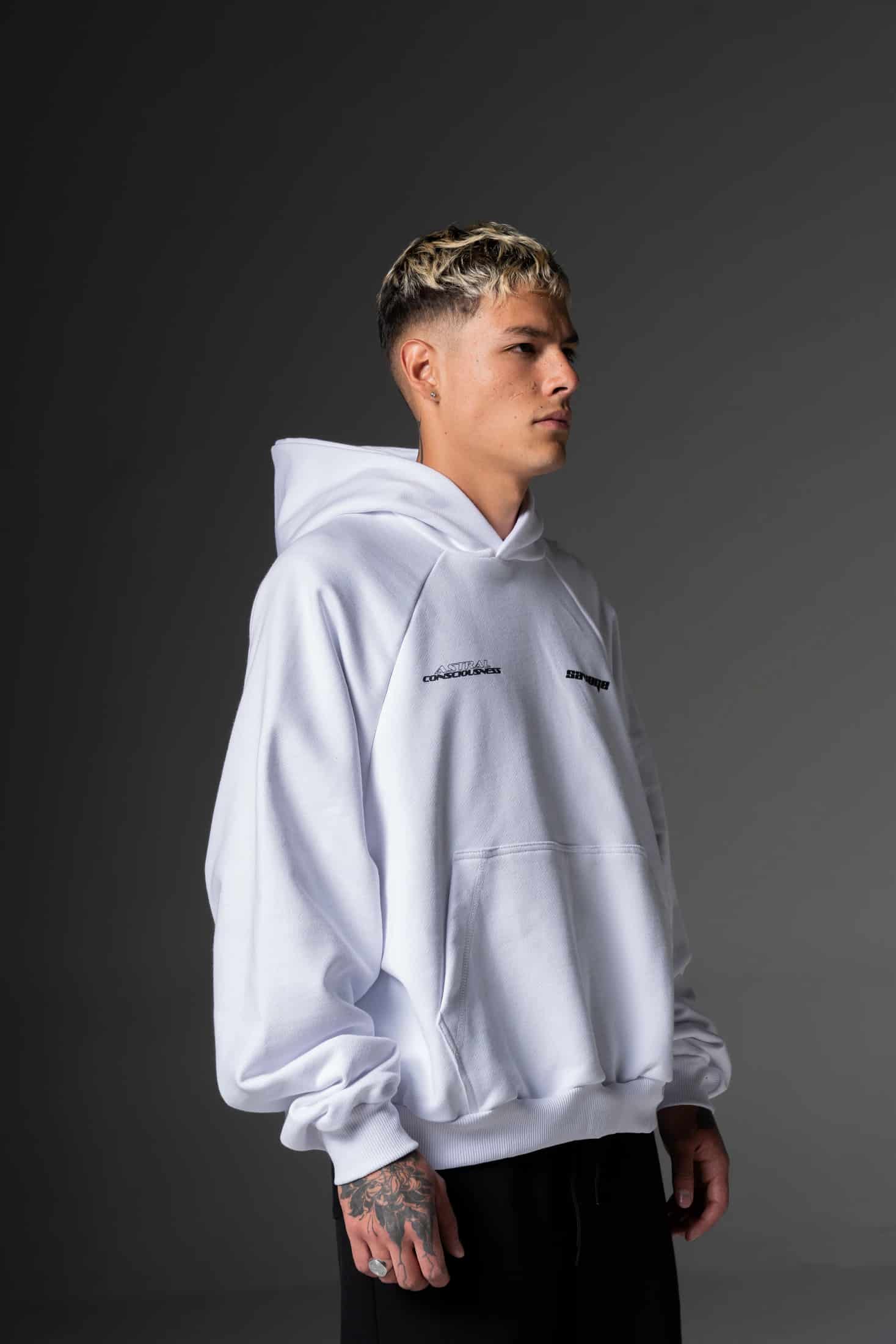 Hoodie Boxy Astral Pedrería  400 gramos - miniatura 3