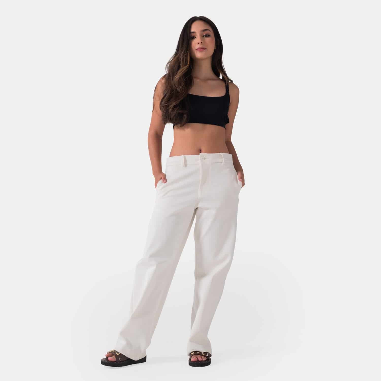 Ivory EcoDrift Trousers - miniatura 1