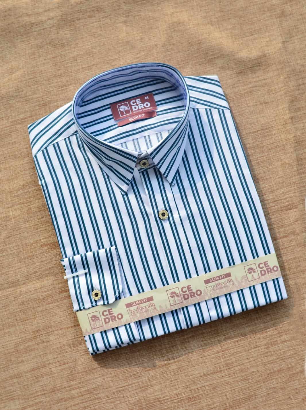 CAMISA SLIM FIT | TEXTURAS & MINIPRINT - miniatura 3