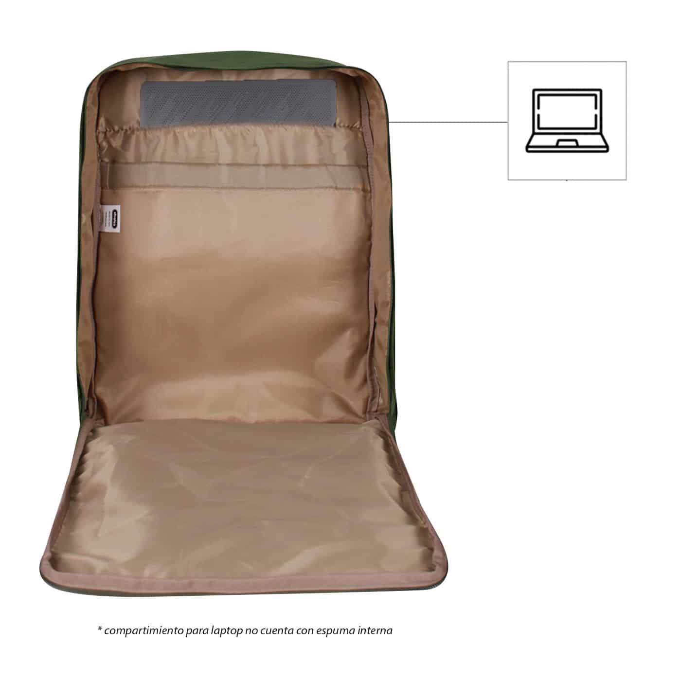 Morral Active Citybags Light Verde Militar - miniatura 6