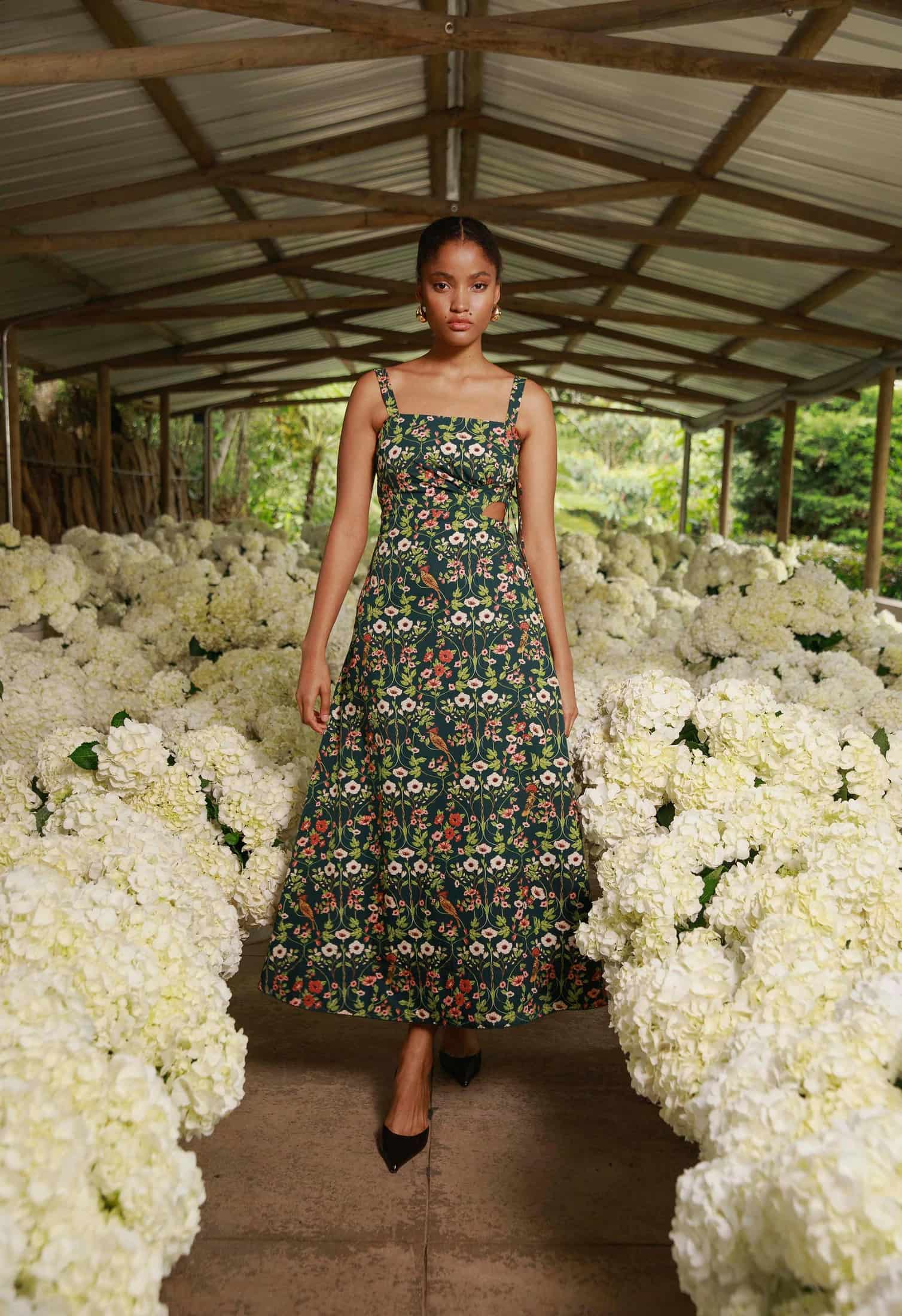 Verano Mosquetero Midi Dress - miniatura 2