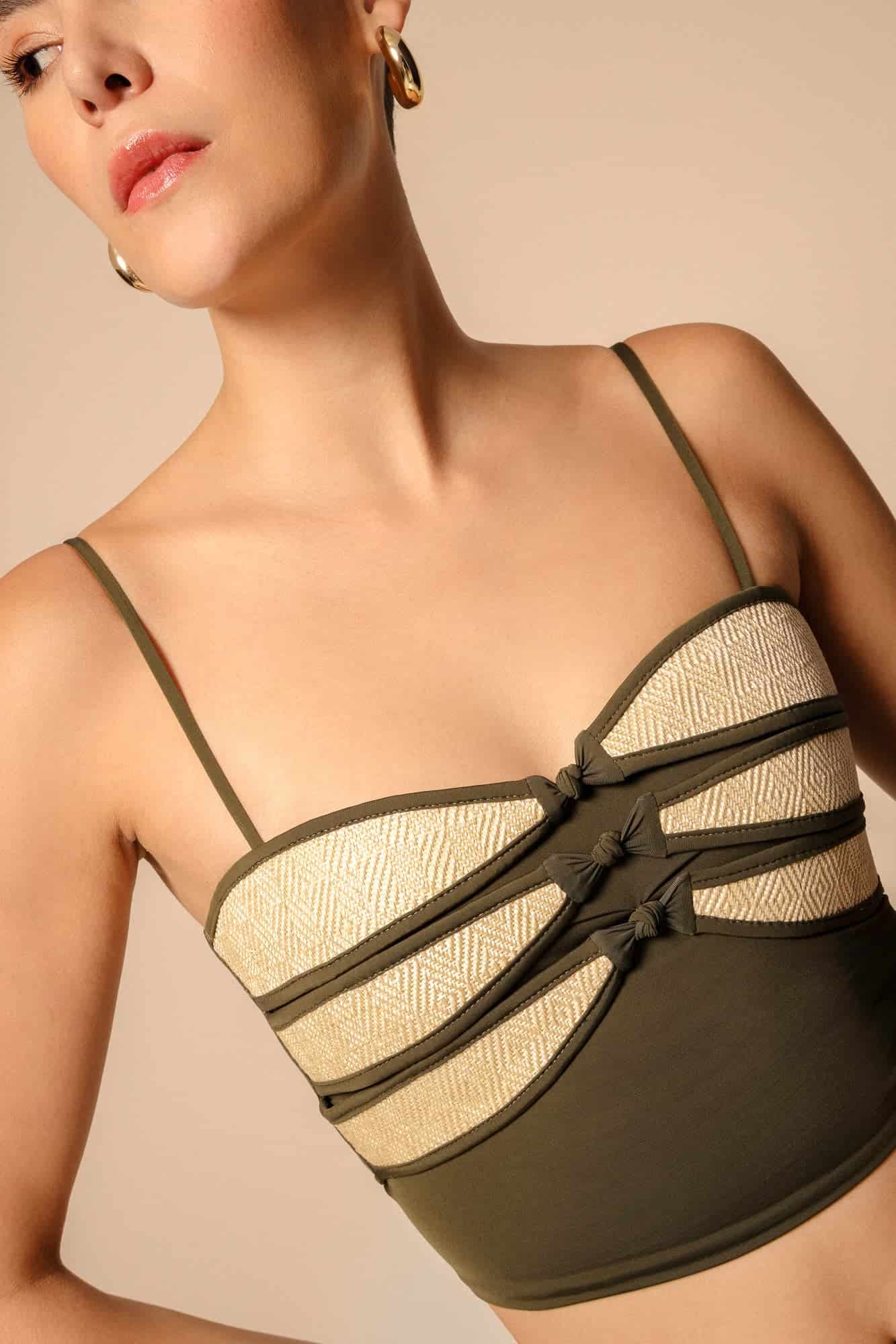 ODILIA TOP / Verde Oliva - miniatura 3