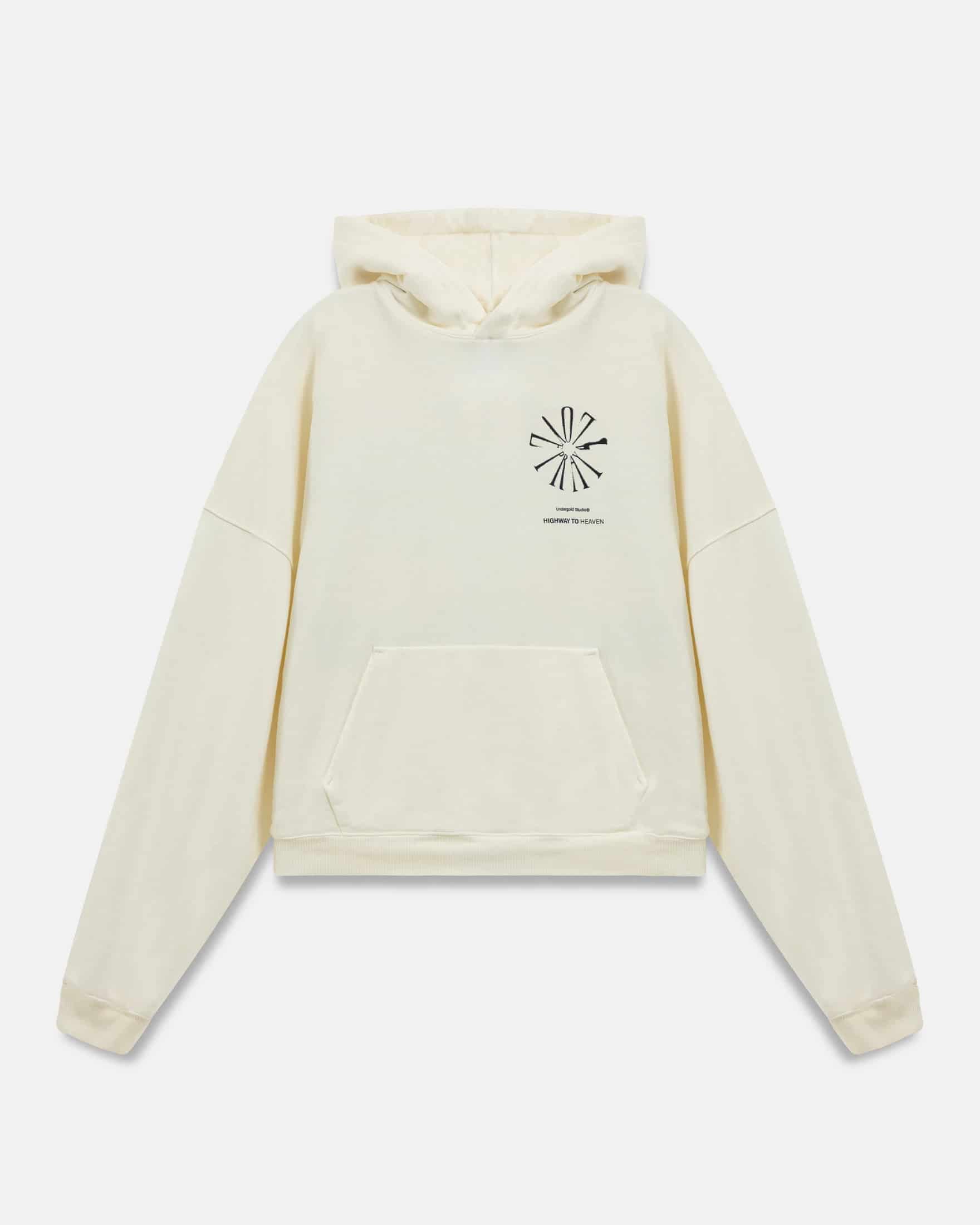 Spring Pray 4 Love Boxy Fit Hoodie White - miniatura 3
