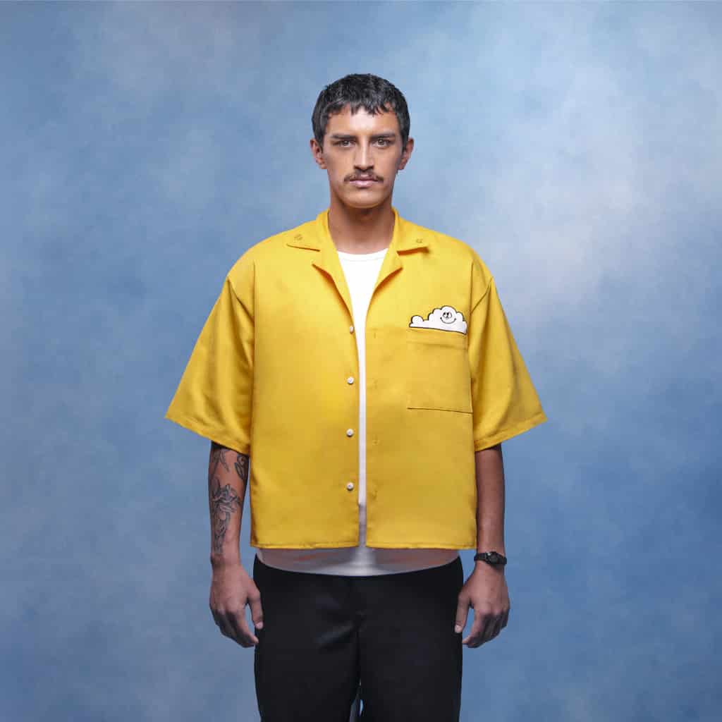 Camisa de botones nube amarilla - miniatura 2
