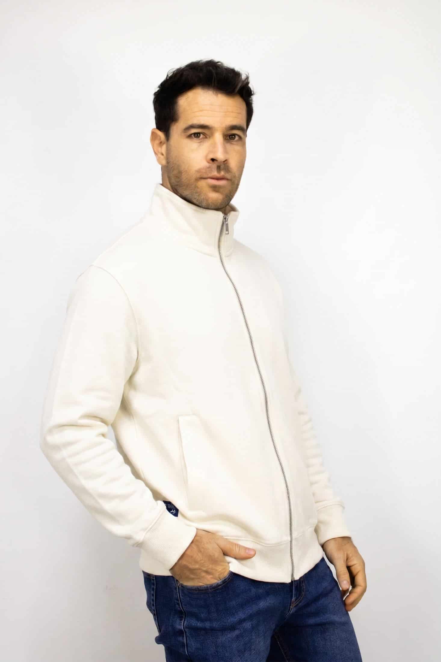 Saco marfil con Cremallera para hombre - miniatura 3