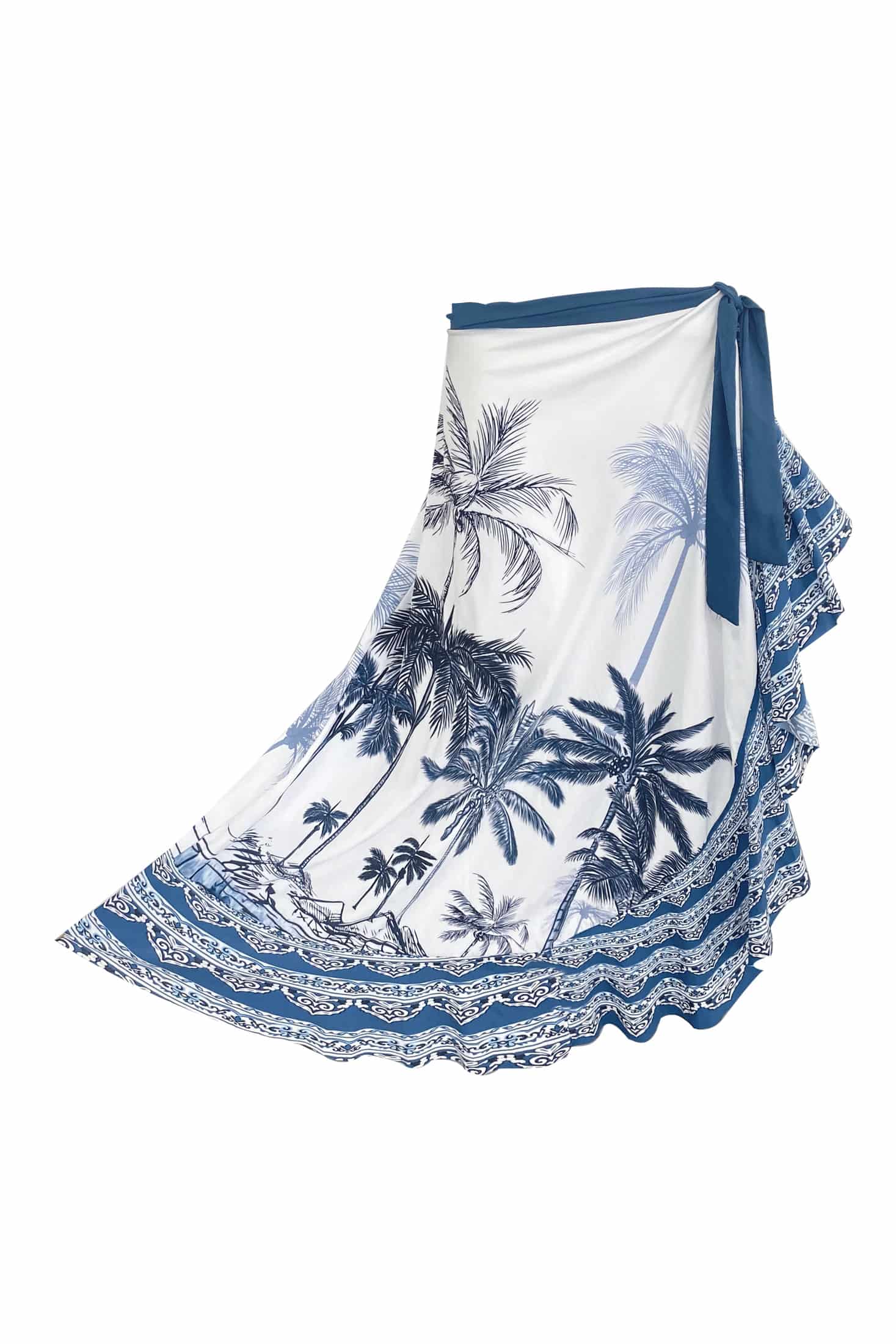 Falda Bolero Palmeras Azul - miniatura 5