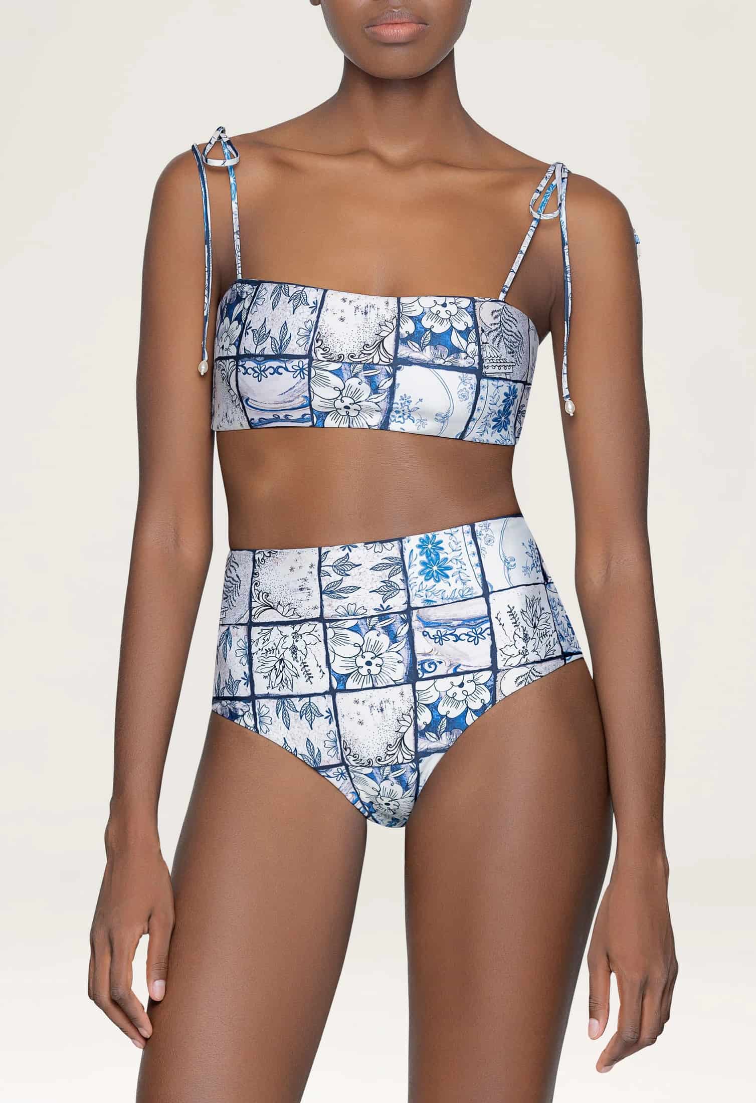 Magenta Porcelana Bikini Bottom - miniatura 3