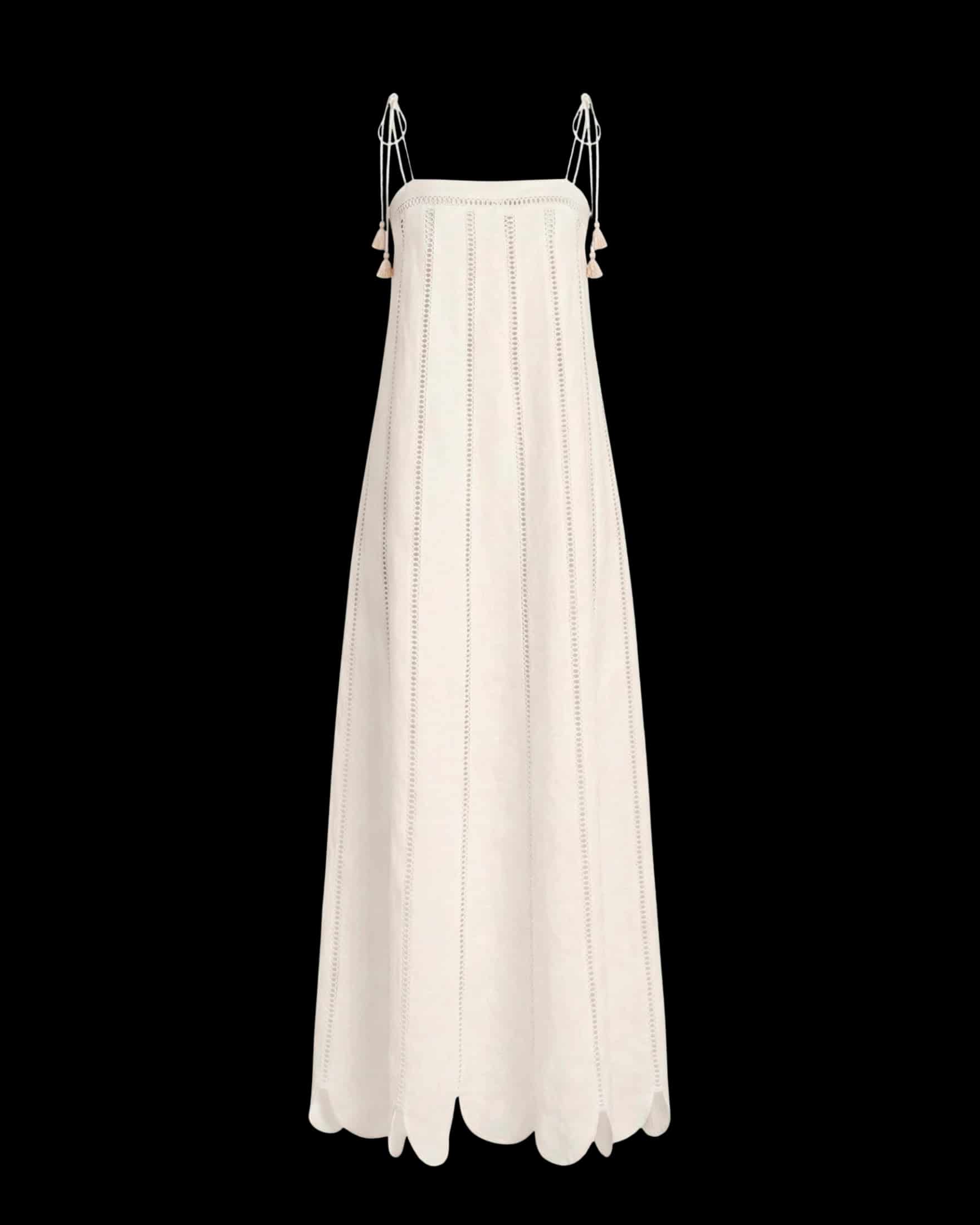 NILO DRESS IVORY - miniatura 1