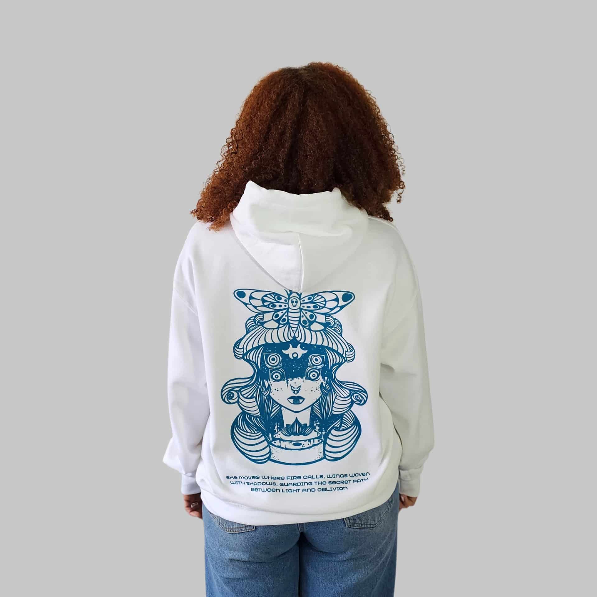 Hoodie - Moth Girl - miniatura 2