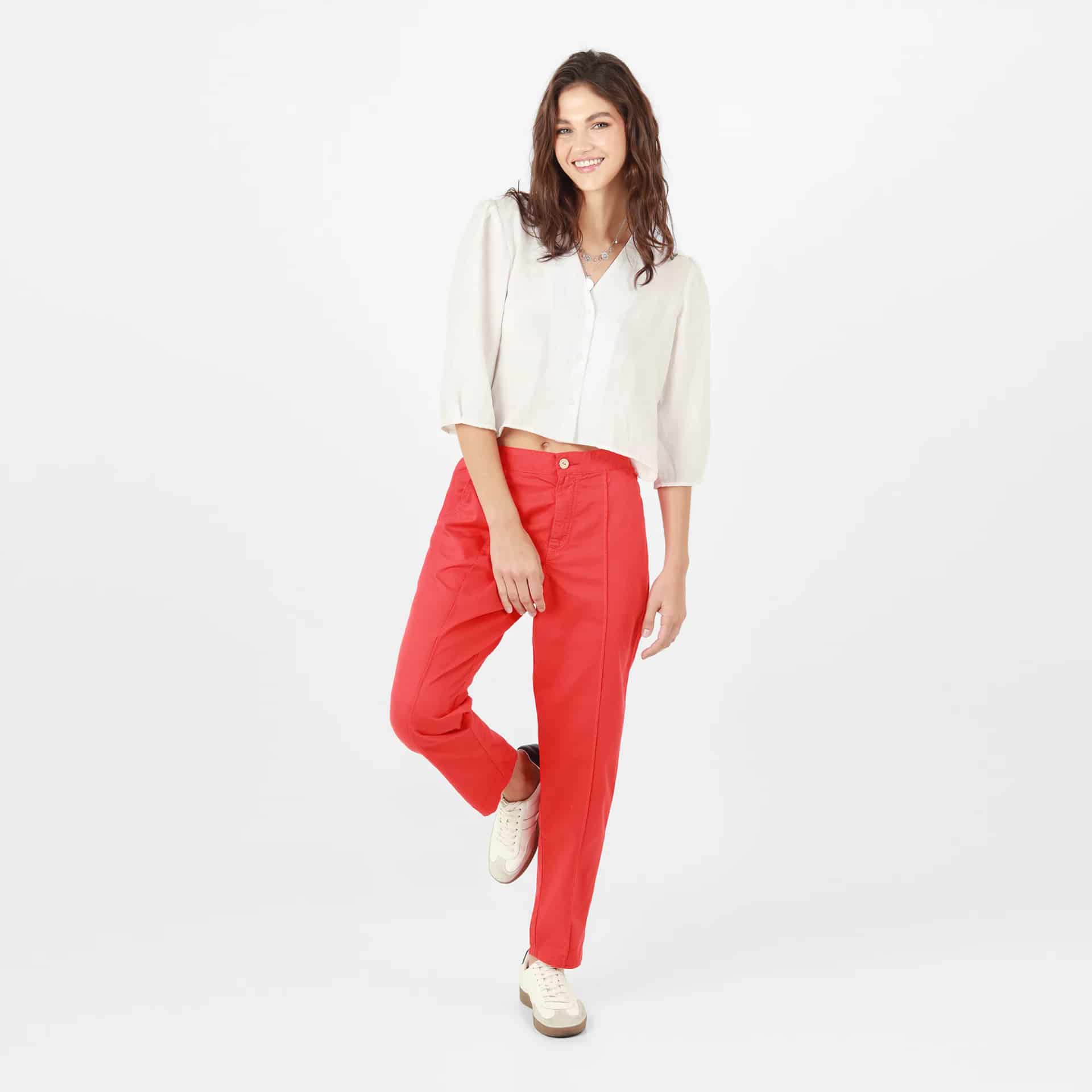 Pantalon Tiro Alto Bota Recta - miniatura 1