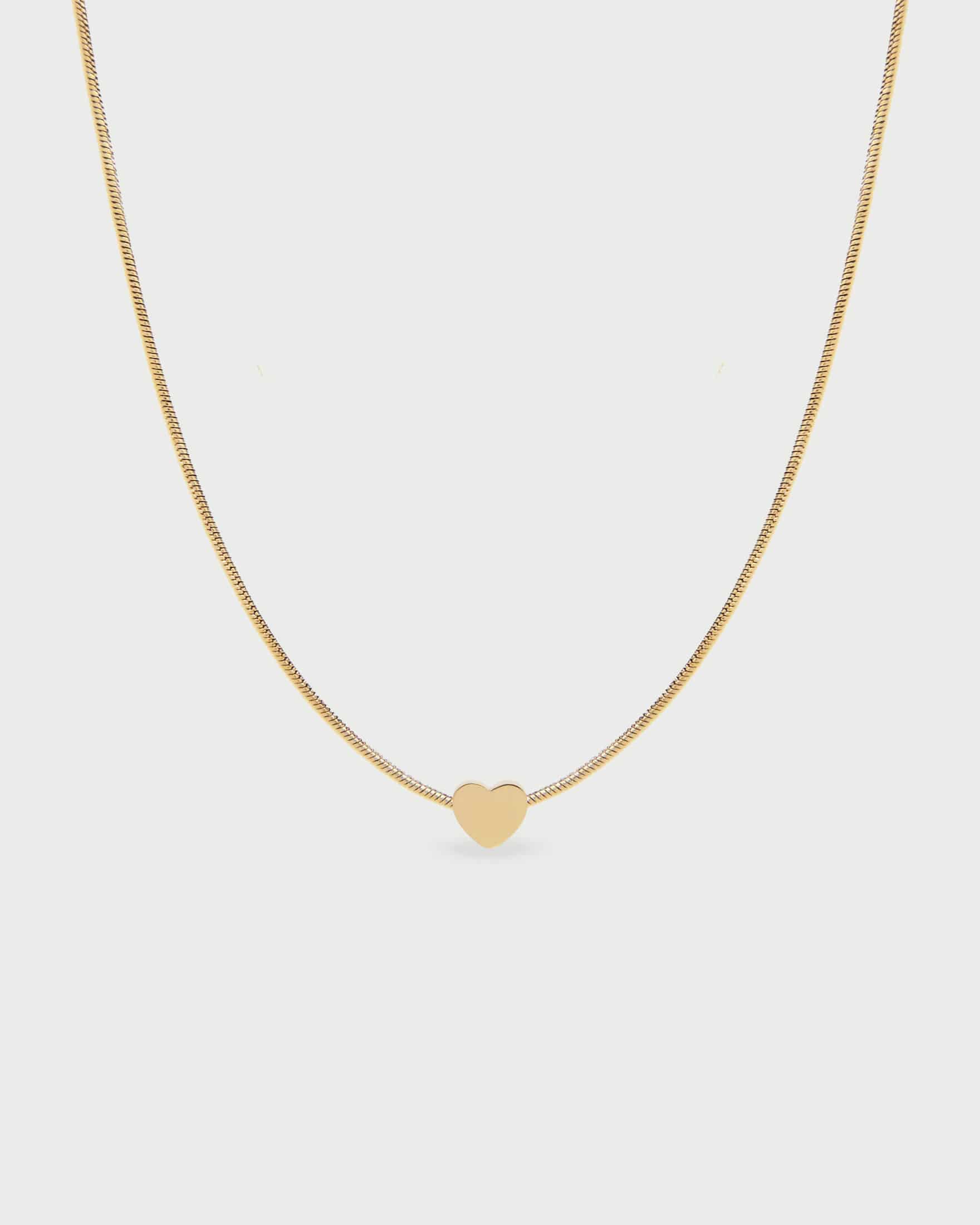 Collar Mini Corazón Acero Inoxidable - miniatura 1