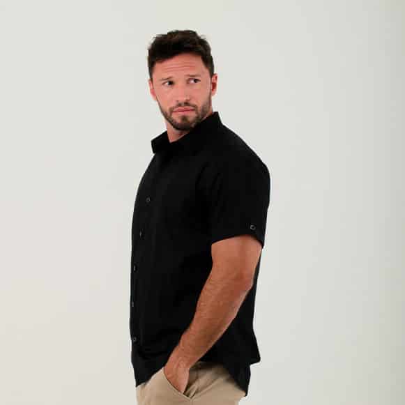 CAMISA MC 100% ALGODON TEXTURA HOMBRE - miniatura 7