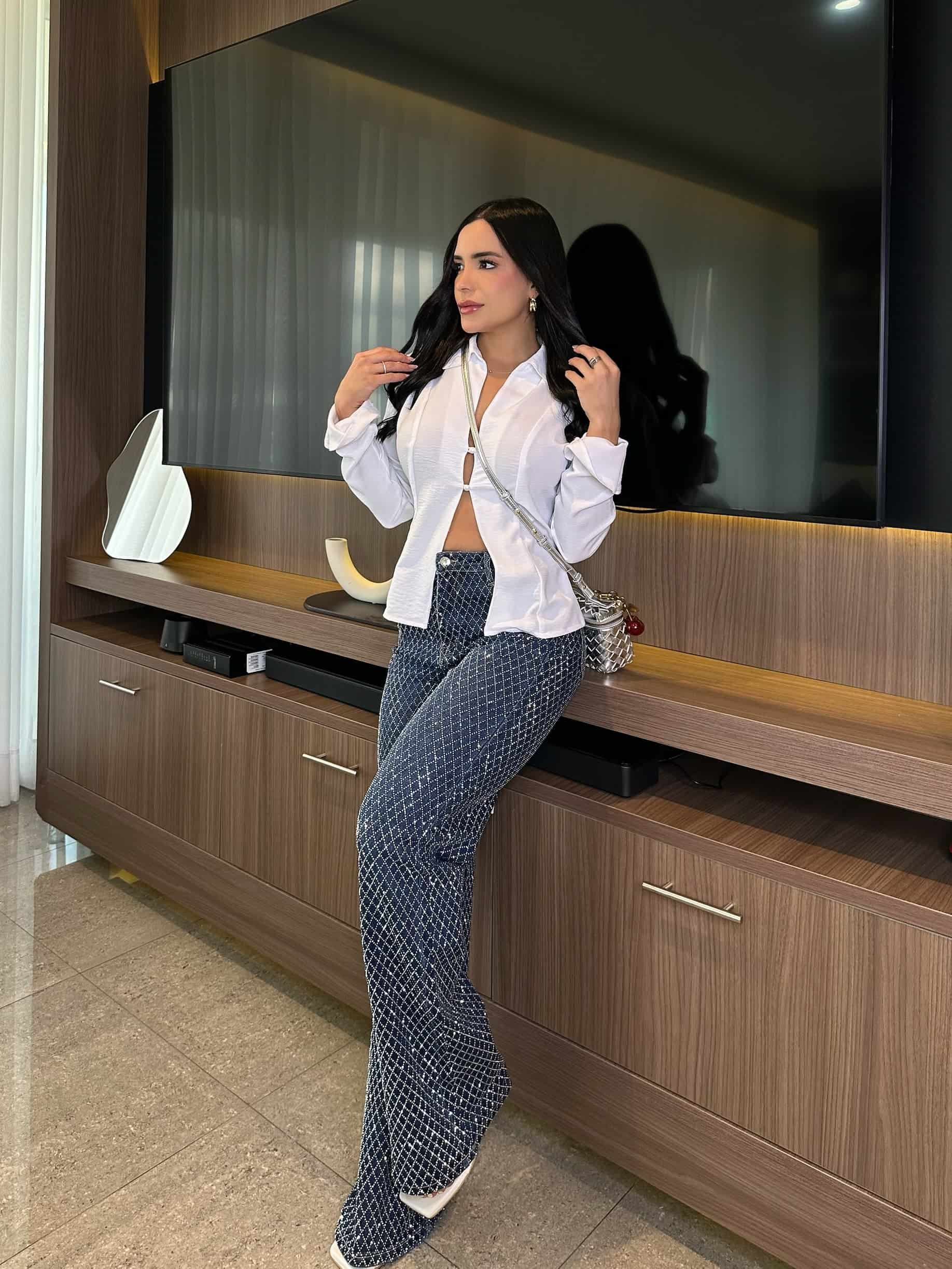 PANTALON OLIVIA AZUL - miniatura 1