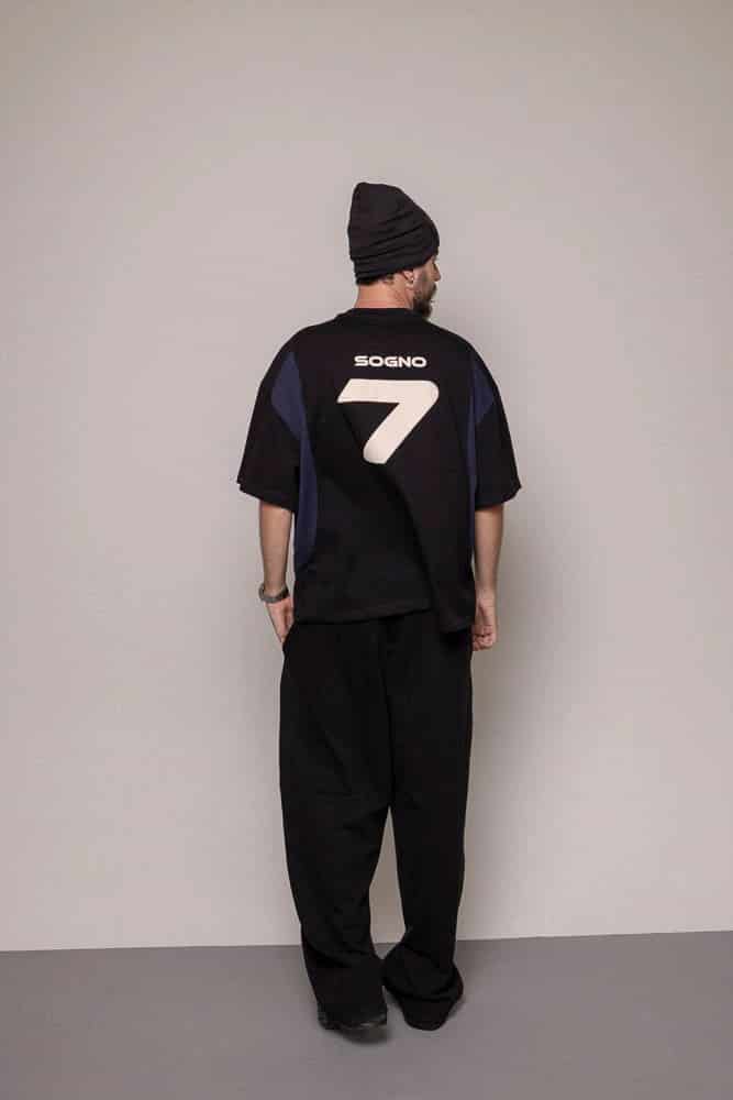 Camiseta Boxy Cortes 87/27-Negra - miniatura 3