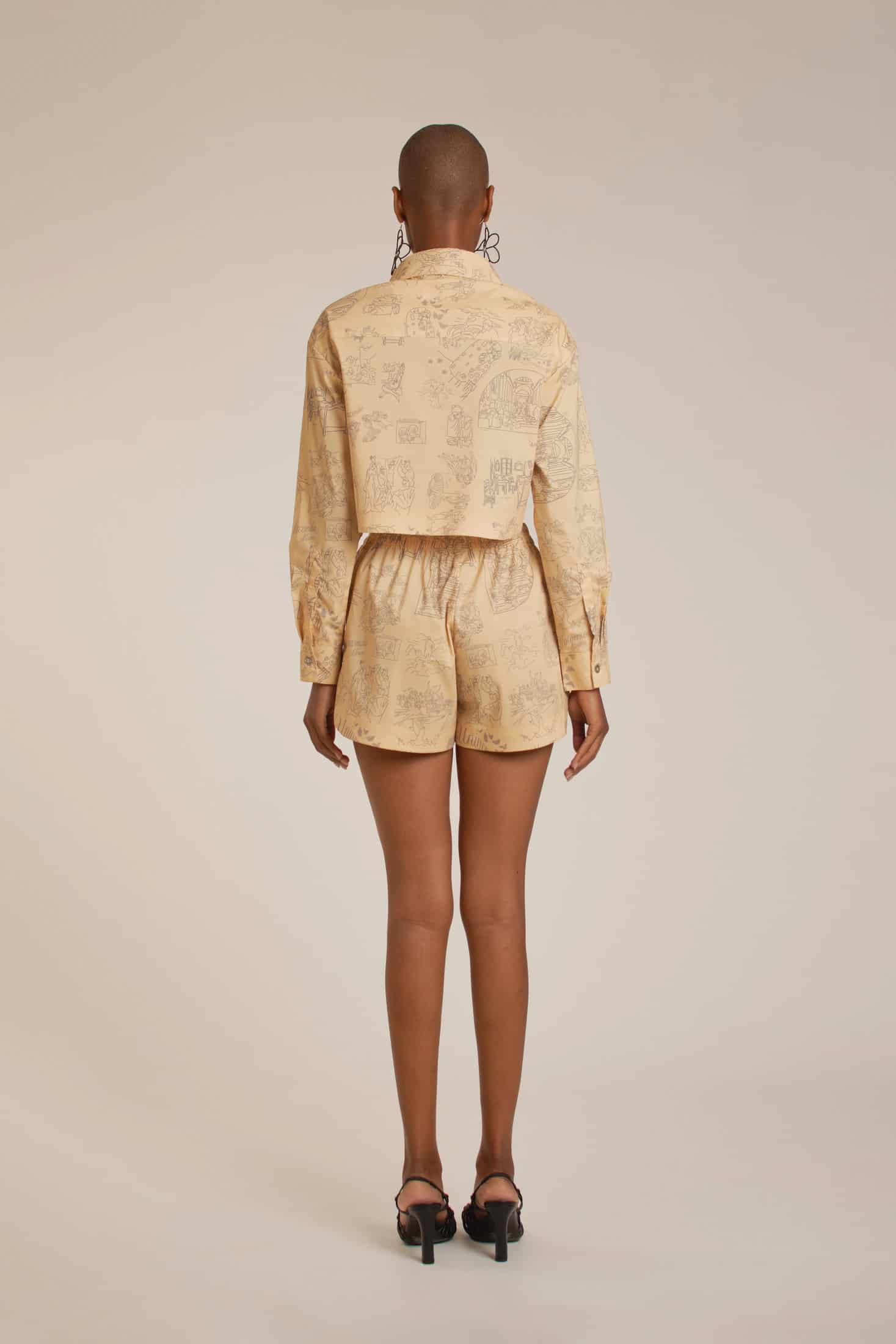'Life Cycle' Shirt - Butter Yellow - miniatura 4