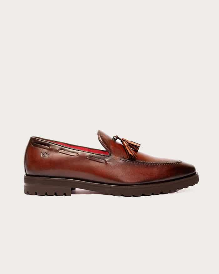 Mocasín Venetto Cognac Suela Ultraliviana - miniatura 1