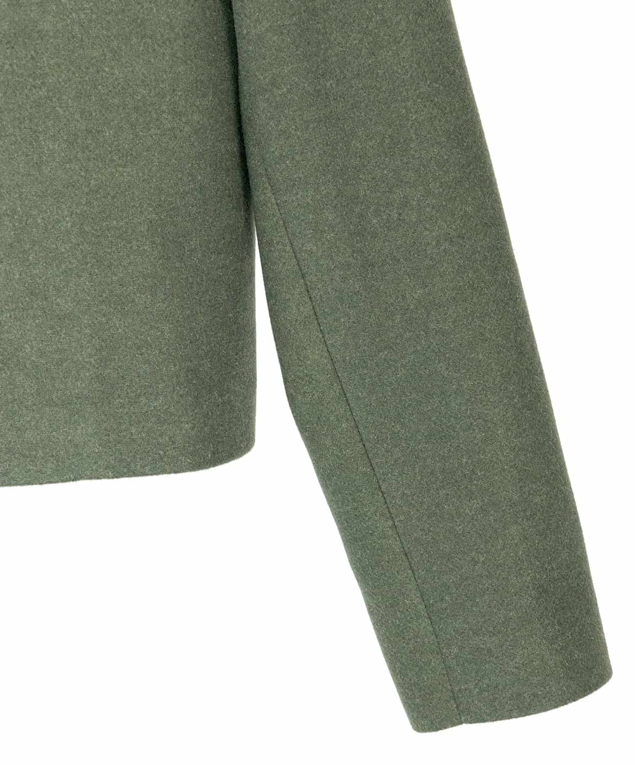 Chaqueta Cropped en Paño Verde Estocolmo - miniatura 13