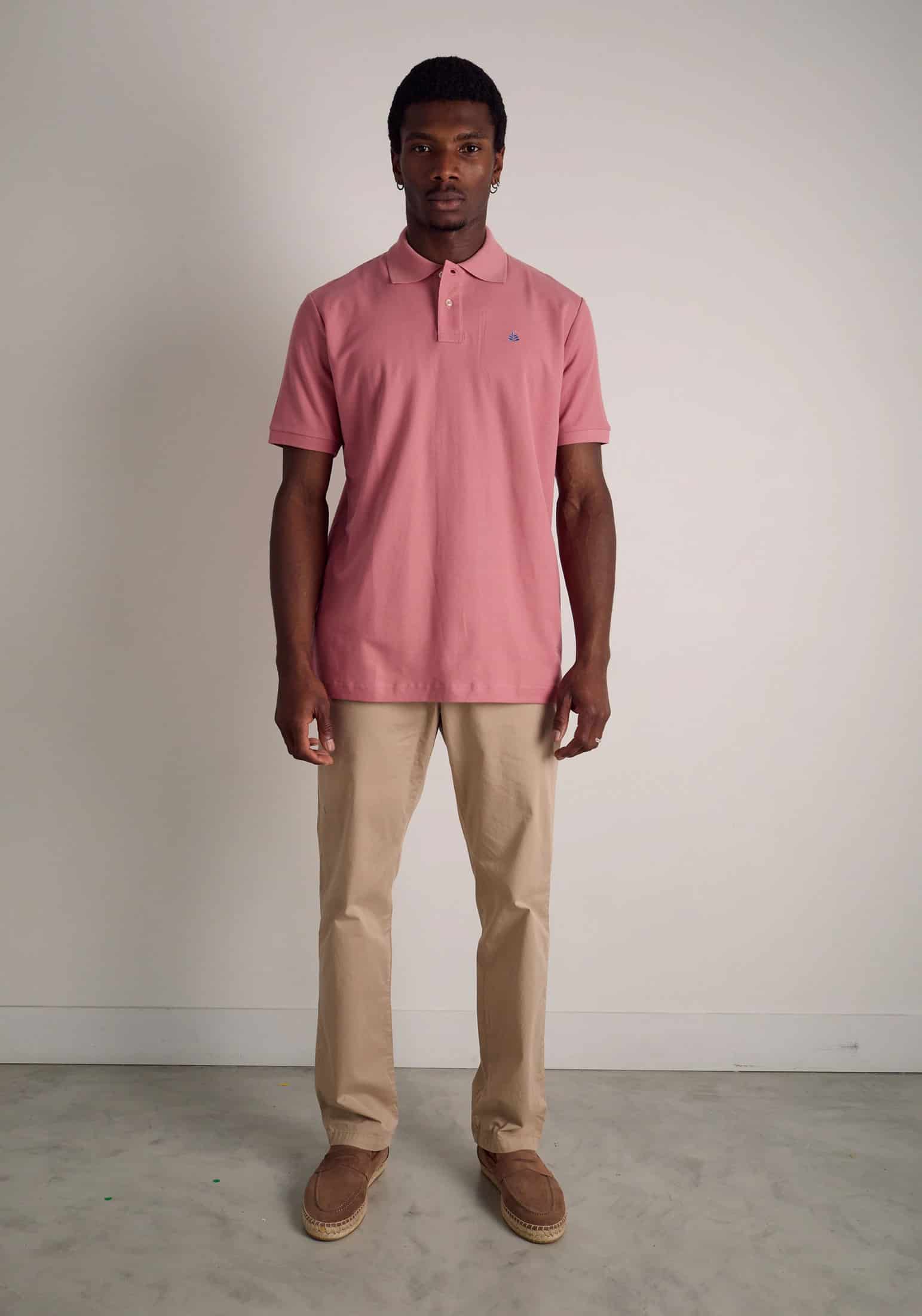 Camiseta Polo H L-Azm Rosado Med - miniatura 2