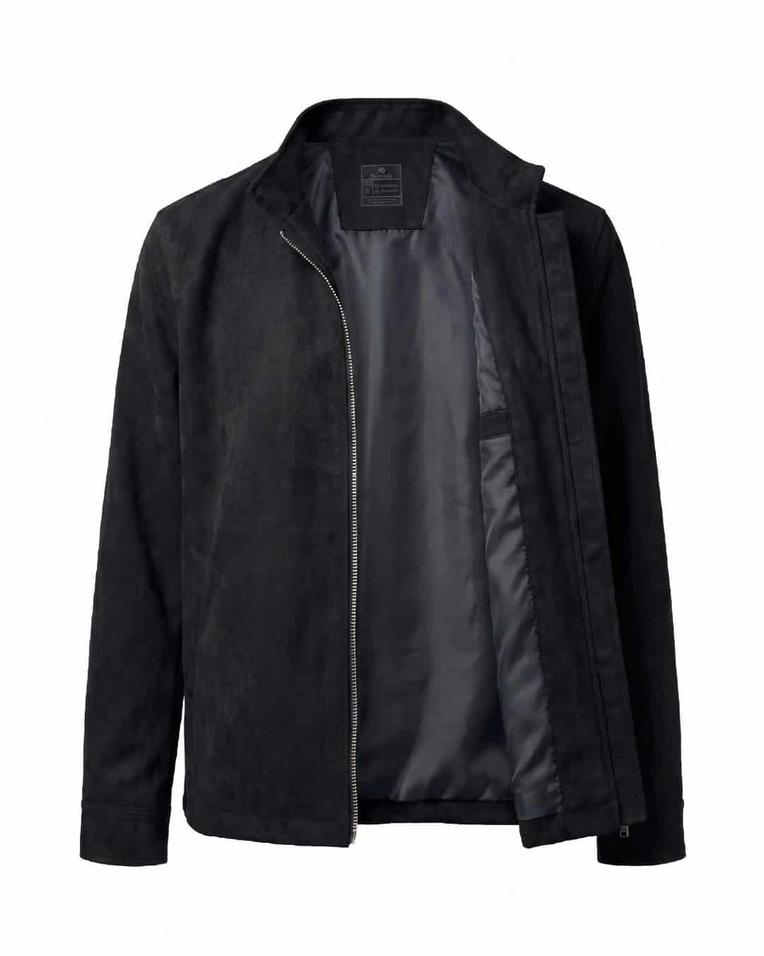 Chaqueta Cambridge Gamuza Negra Hombre - miniatura 2