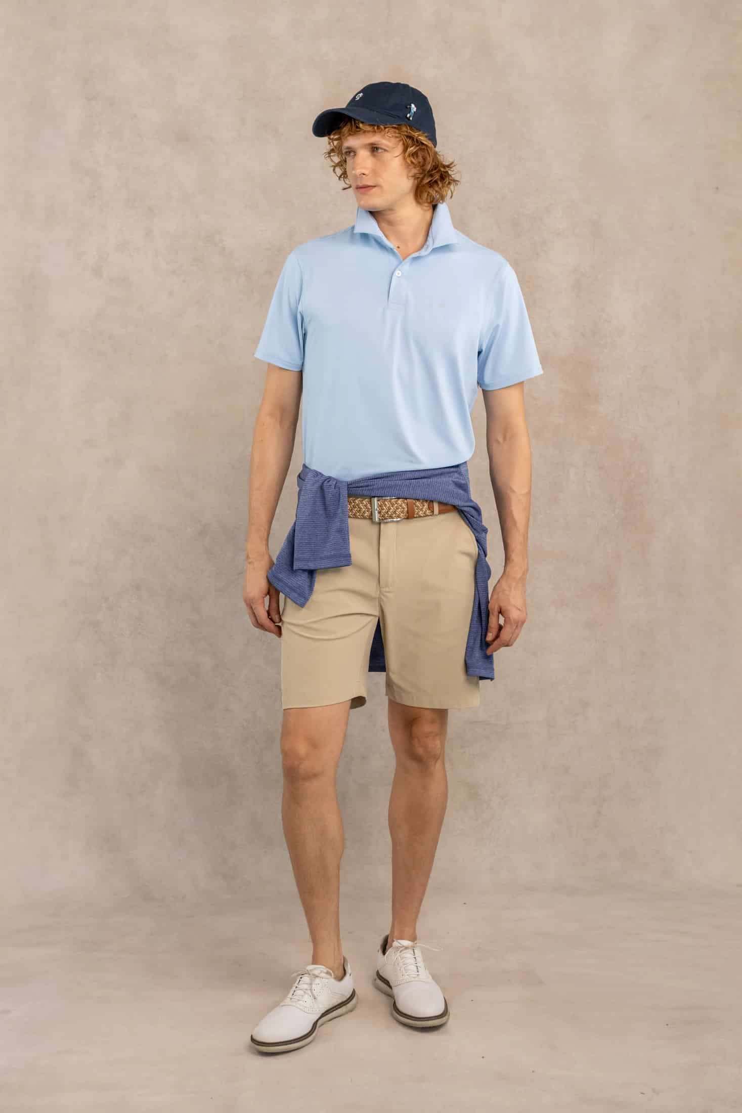 Polo Performance Antiarrugas Celeste - miniatura 2