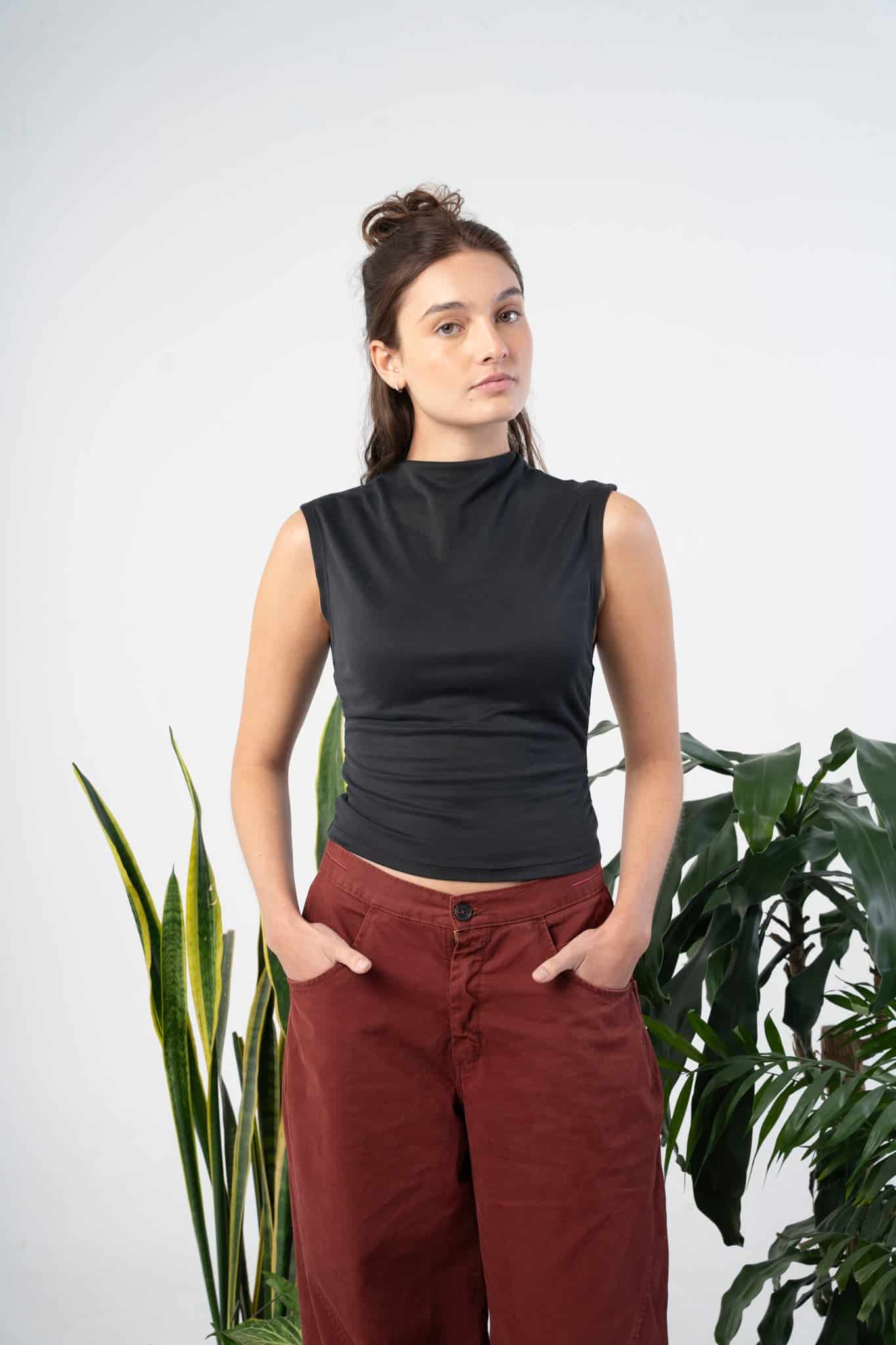Modal Fitted Tank Top - miniatura 1