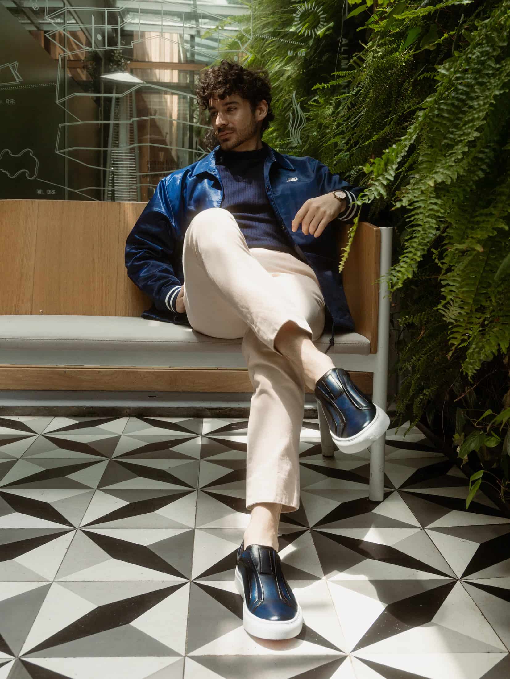 Sneaker Gino Azul - miniatura 3