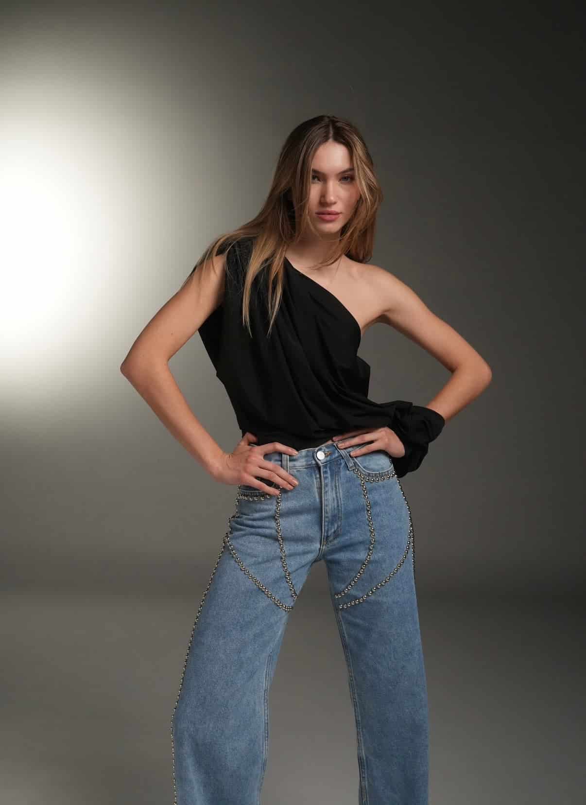 STUDDED JEANS - miniatura 2