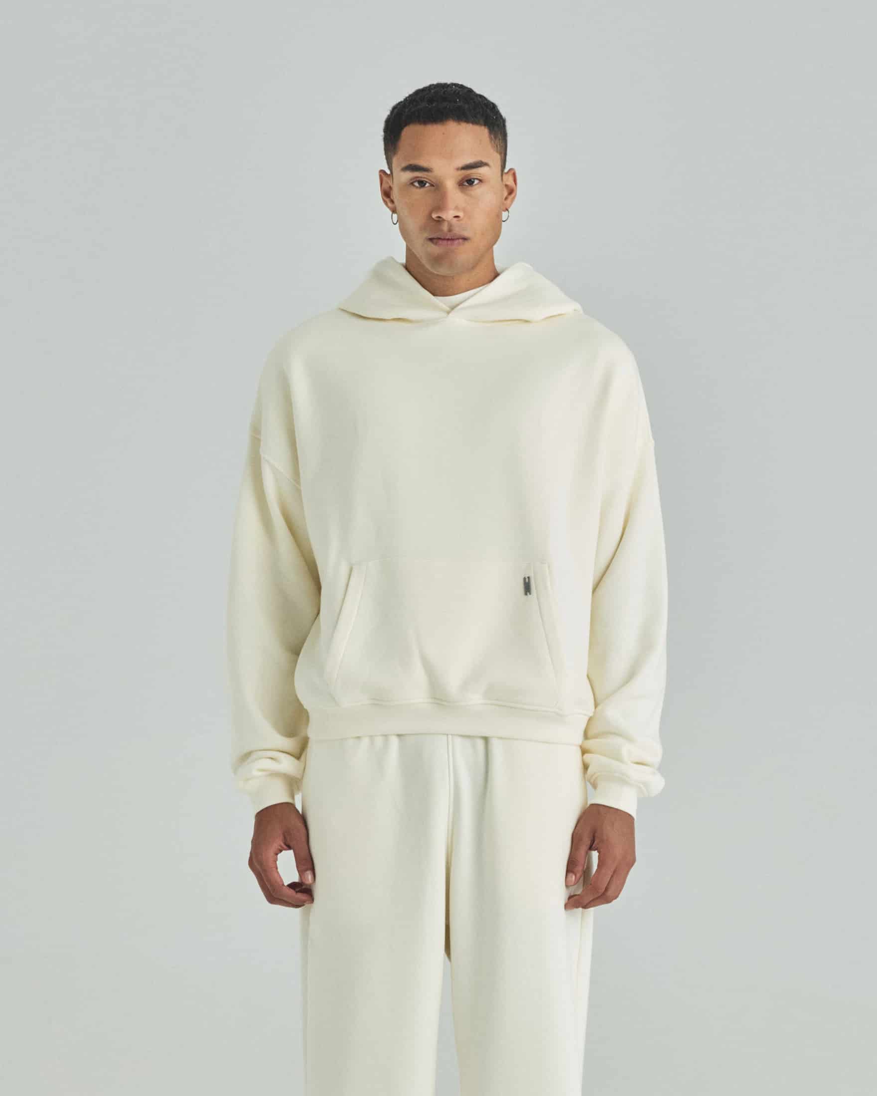 Blanks Boxy Fit Hoodie Cream - miniatura 2