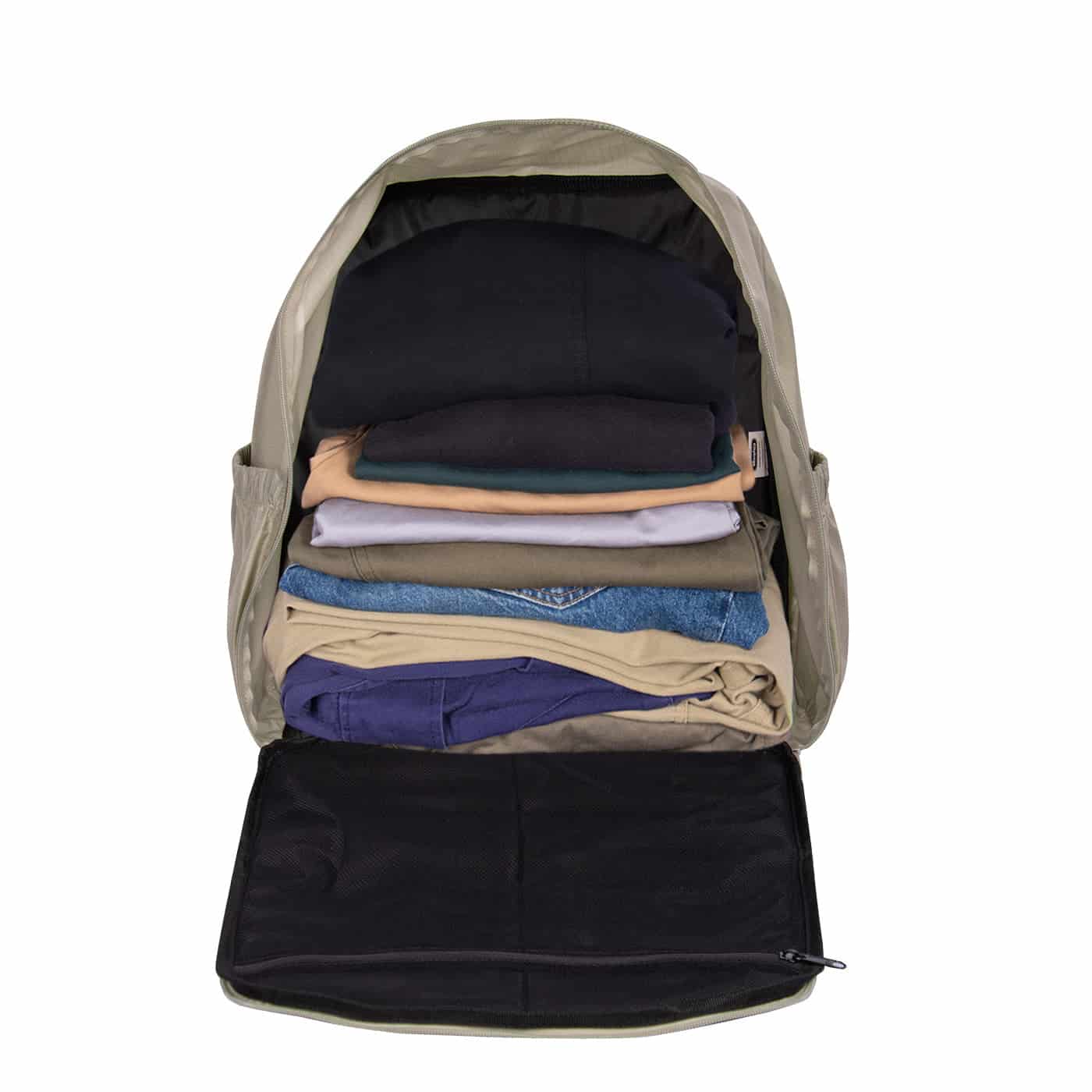 Morral Cabina Tapa Citybags Beige - miniatura 5